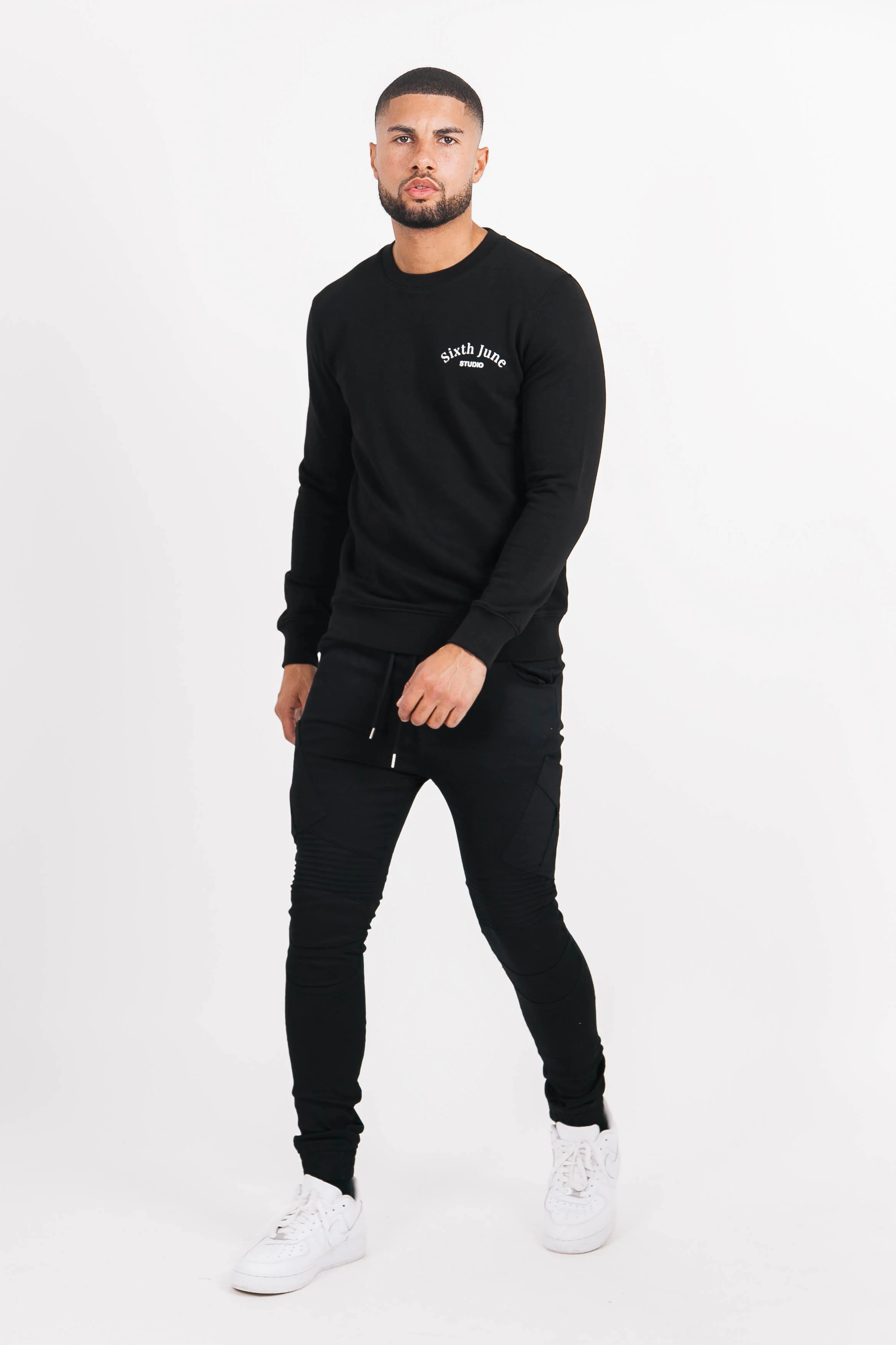 Sweatshirt studio imprimé noir - Image 5