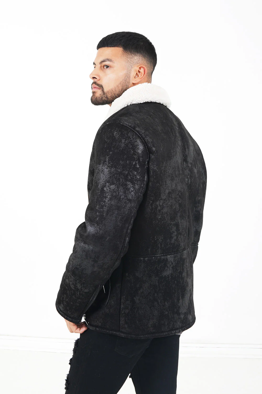 SUEDE bomber jacket - Image 4