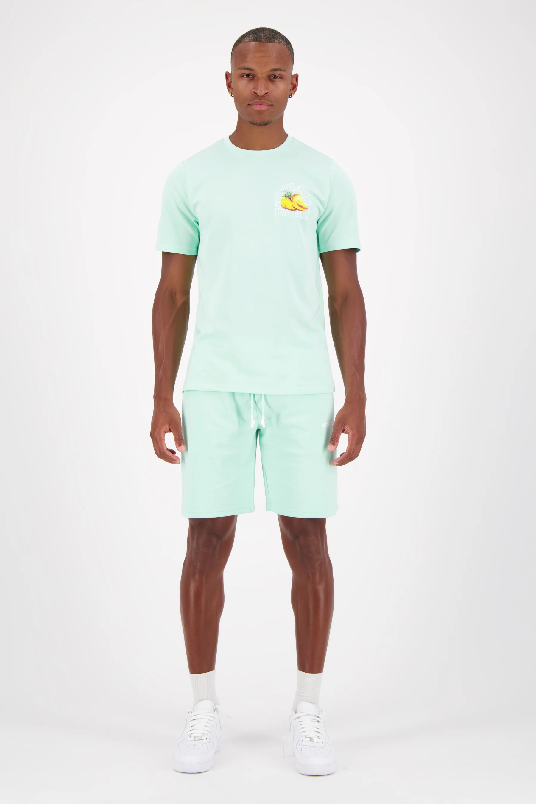 T-shirt imprimé logo fruit Vert clair - Image 2