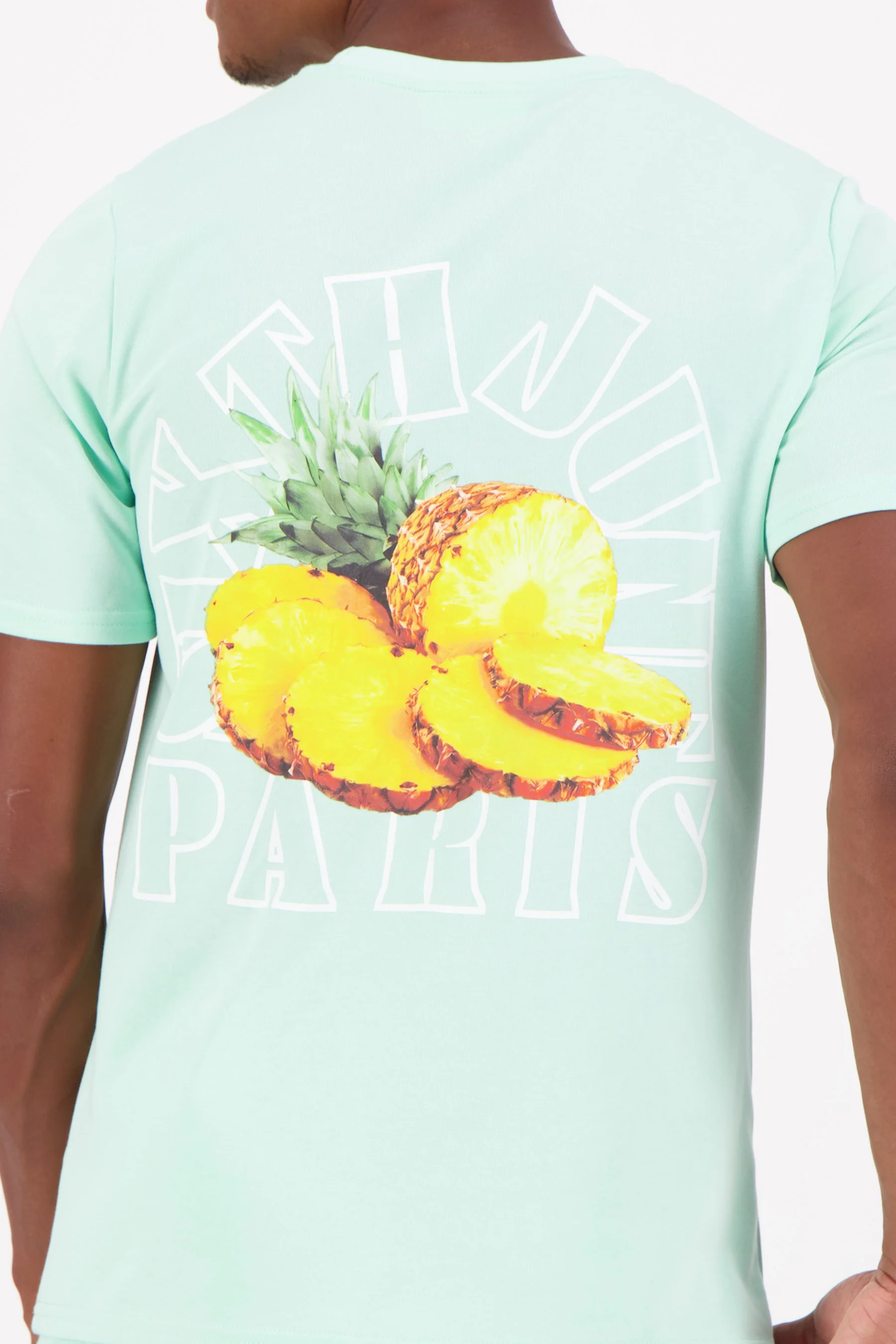 T-shirt imprimé logo fruit Vert clair - Image 3