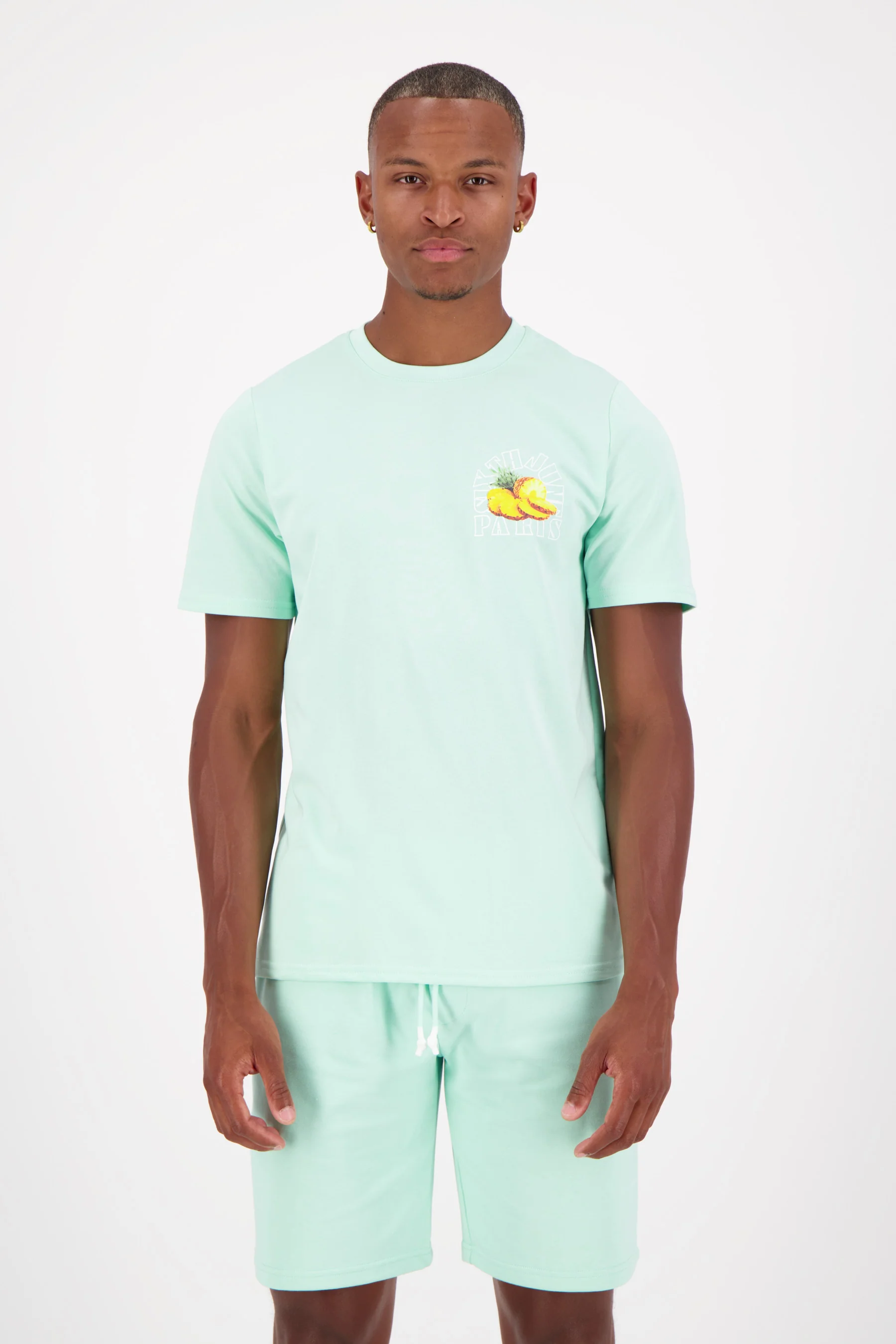 T-shirt imprimé logo fruit Vert clair - Image 5