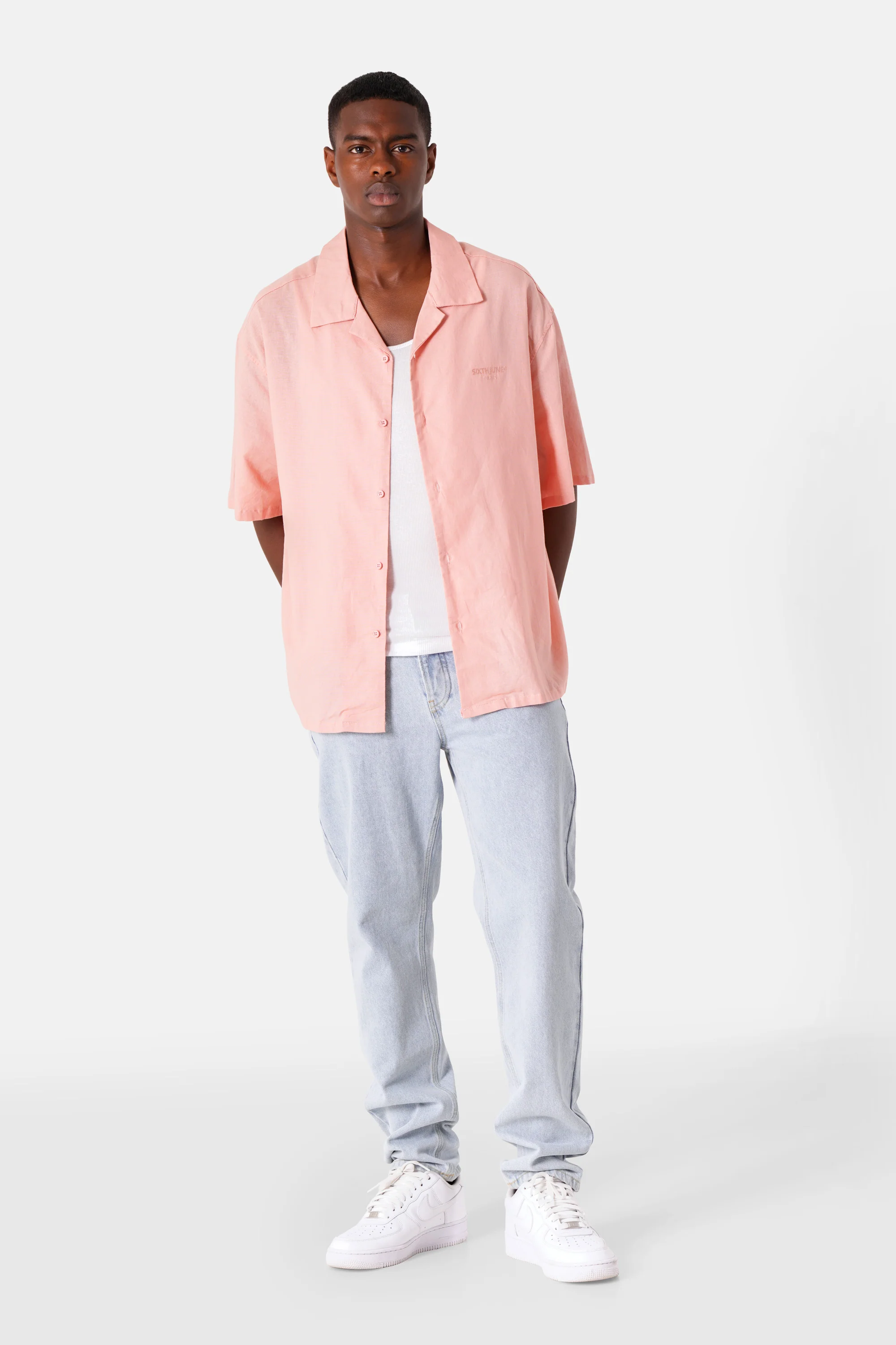 Chemise logo broderie Rose - Image 2
