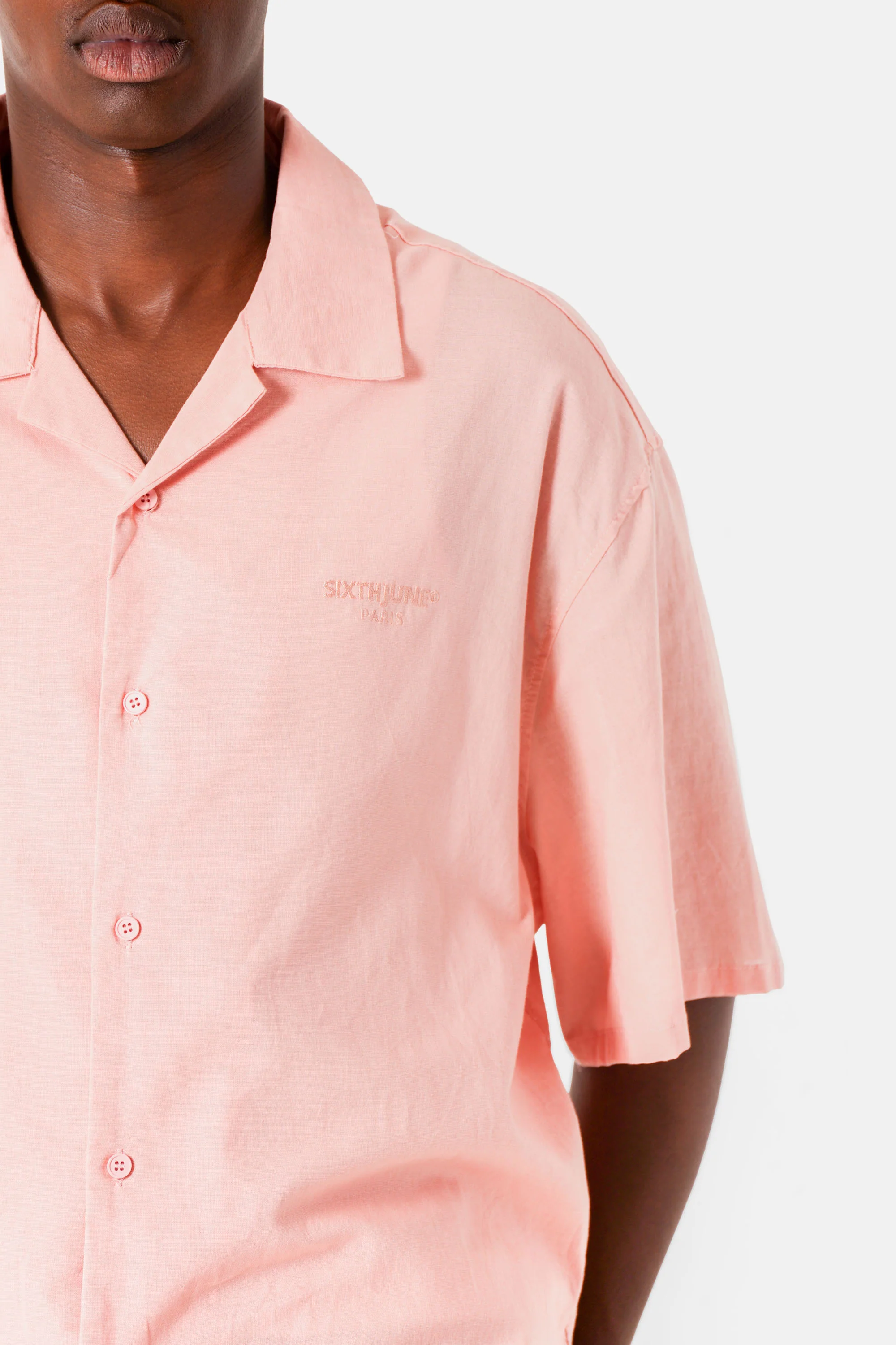 Chemise logo broderie Rose - Image 3