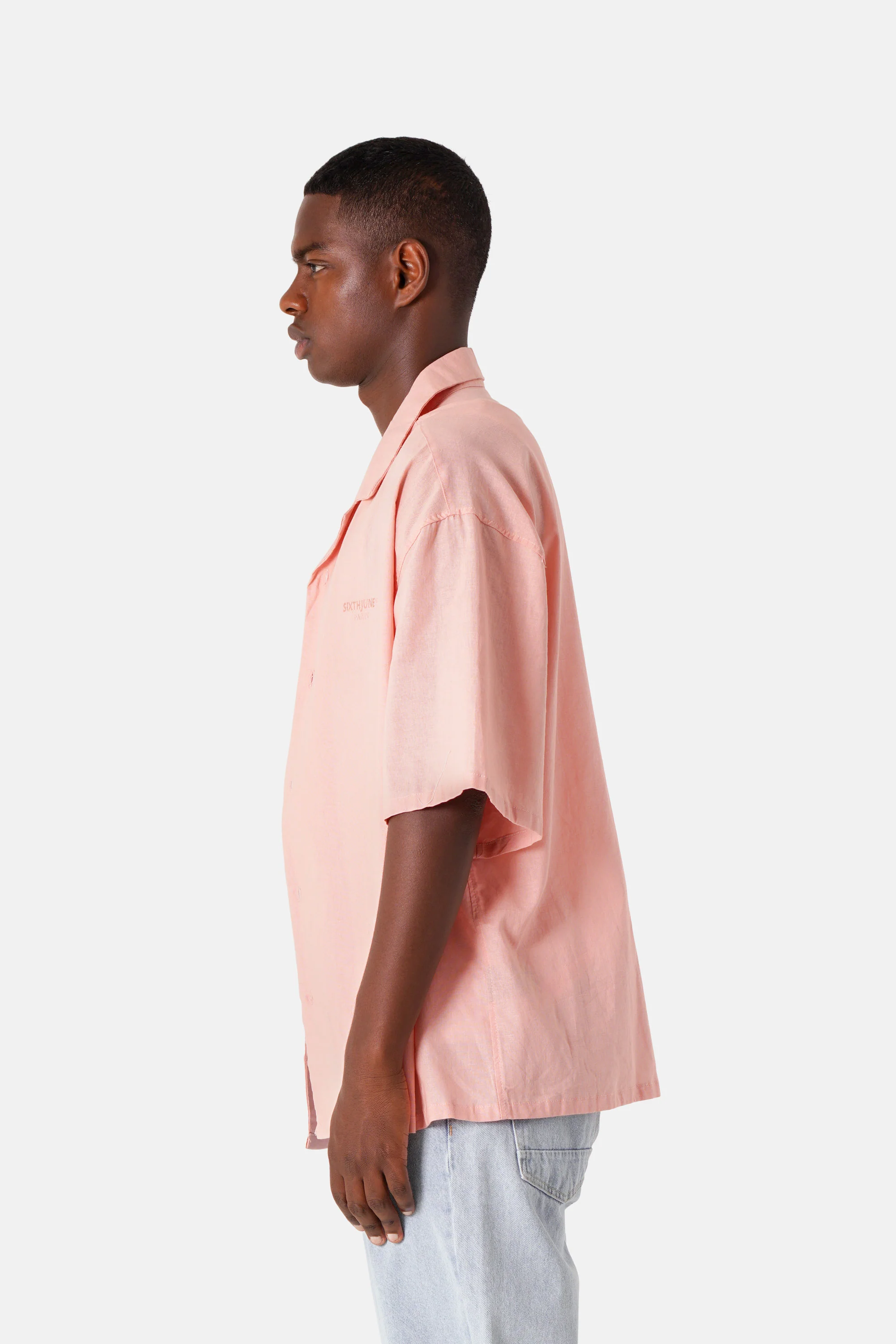 Chemise logo broderie Rose - Image 4