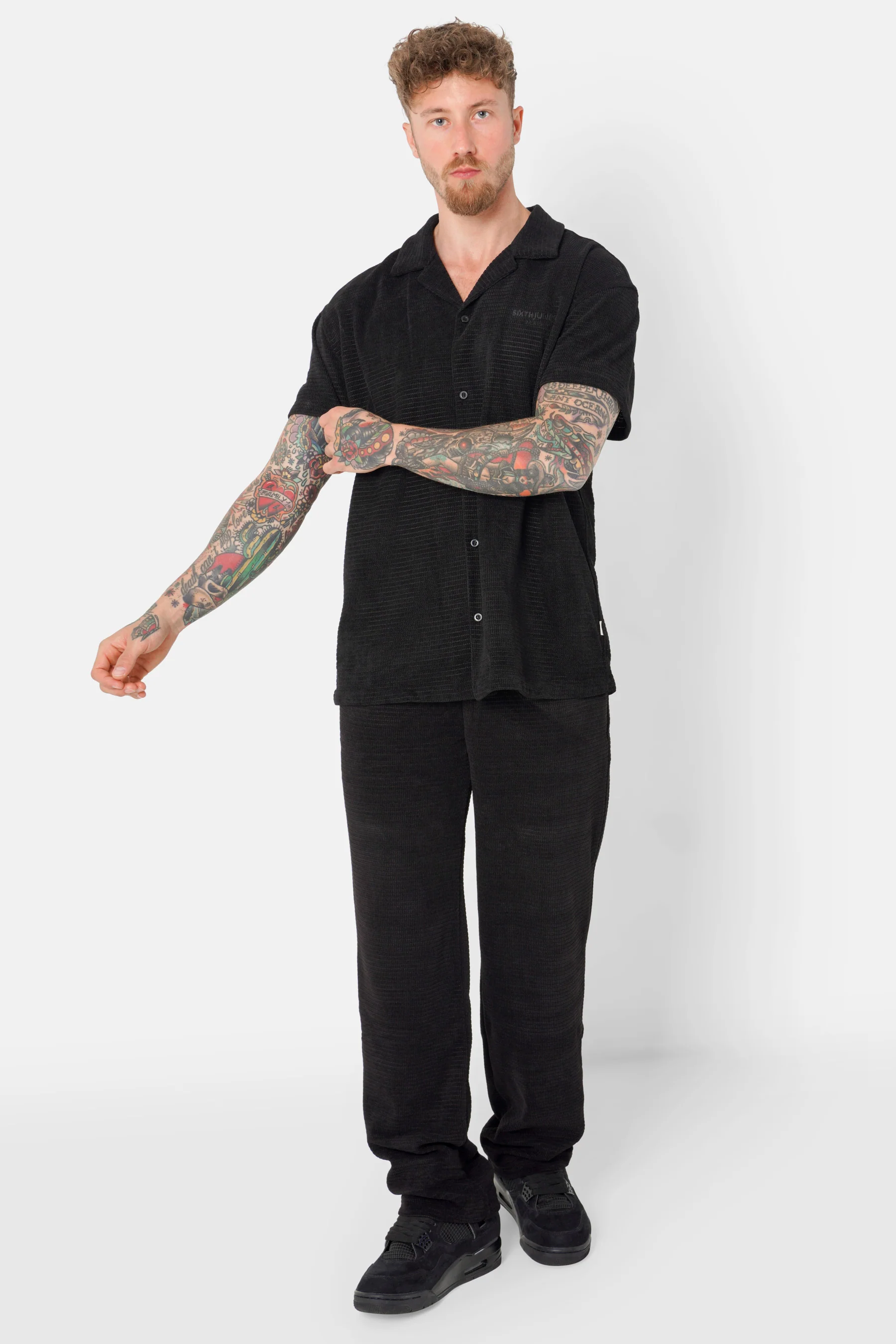 CROCHET textured shirt - Image 2