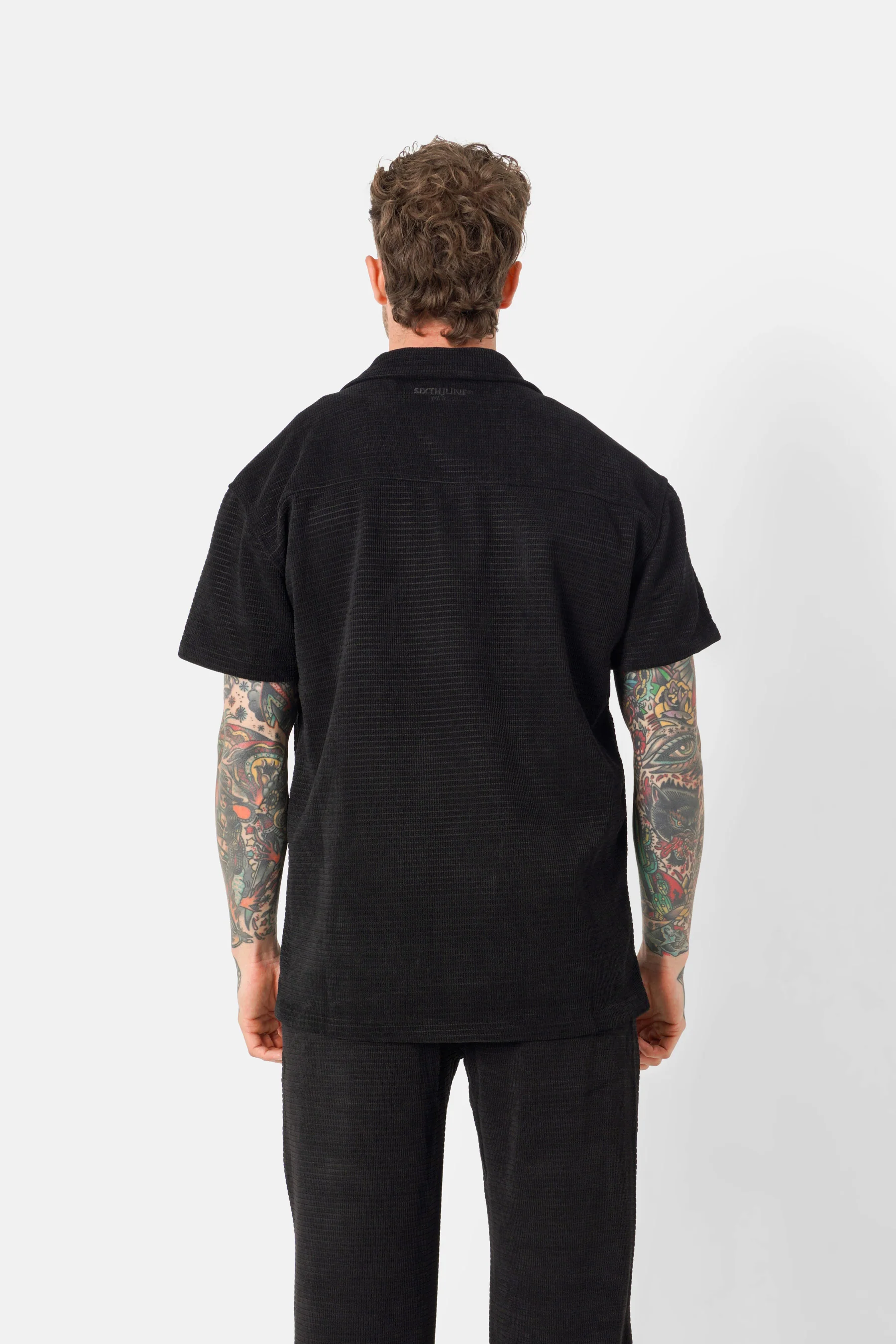 CROCHET textured shirt - Image 5