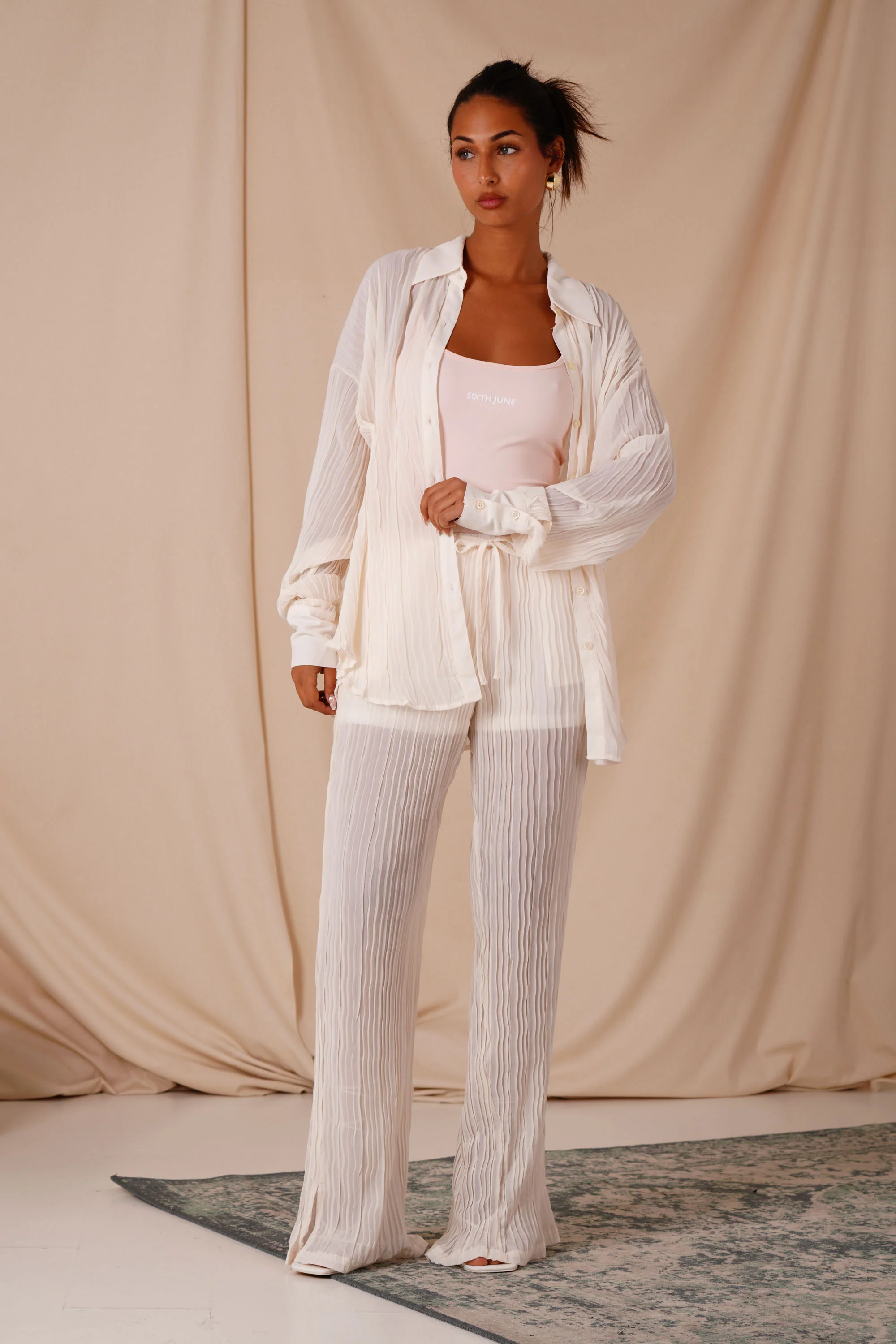 PLEATED l/s shirt - Image 6