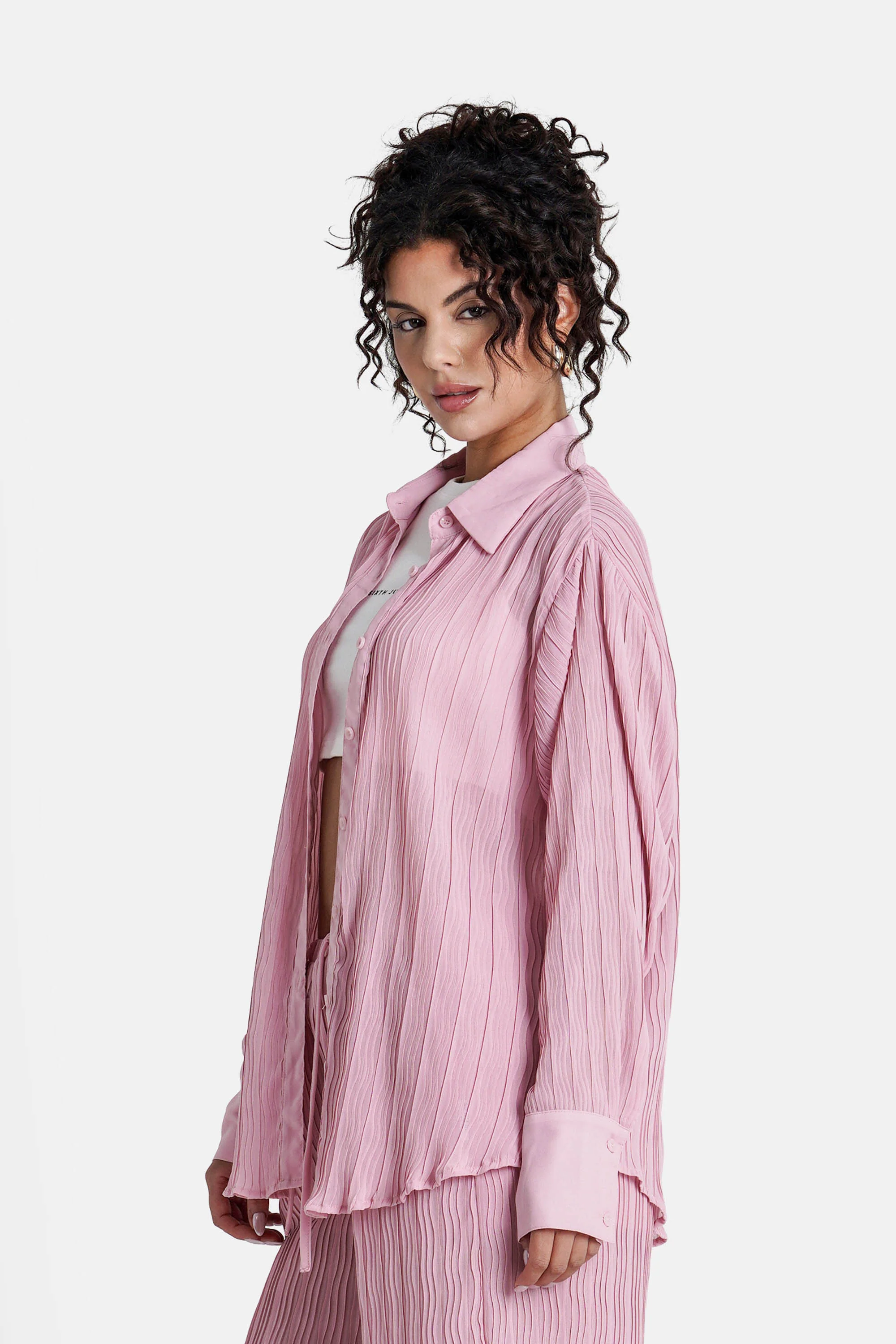 PLEATED l/s shirt - Image 4