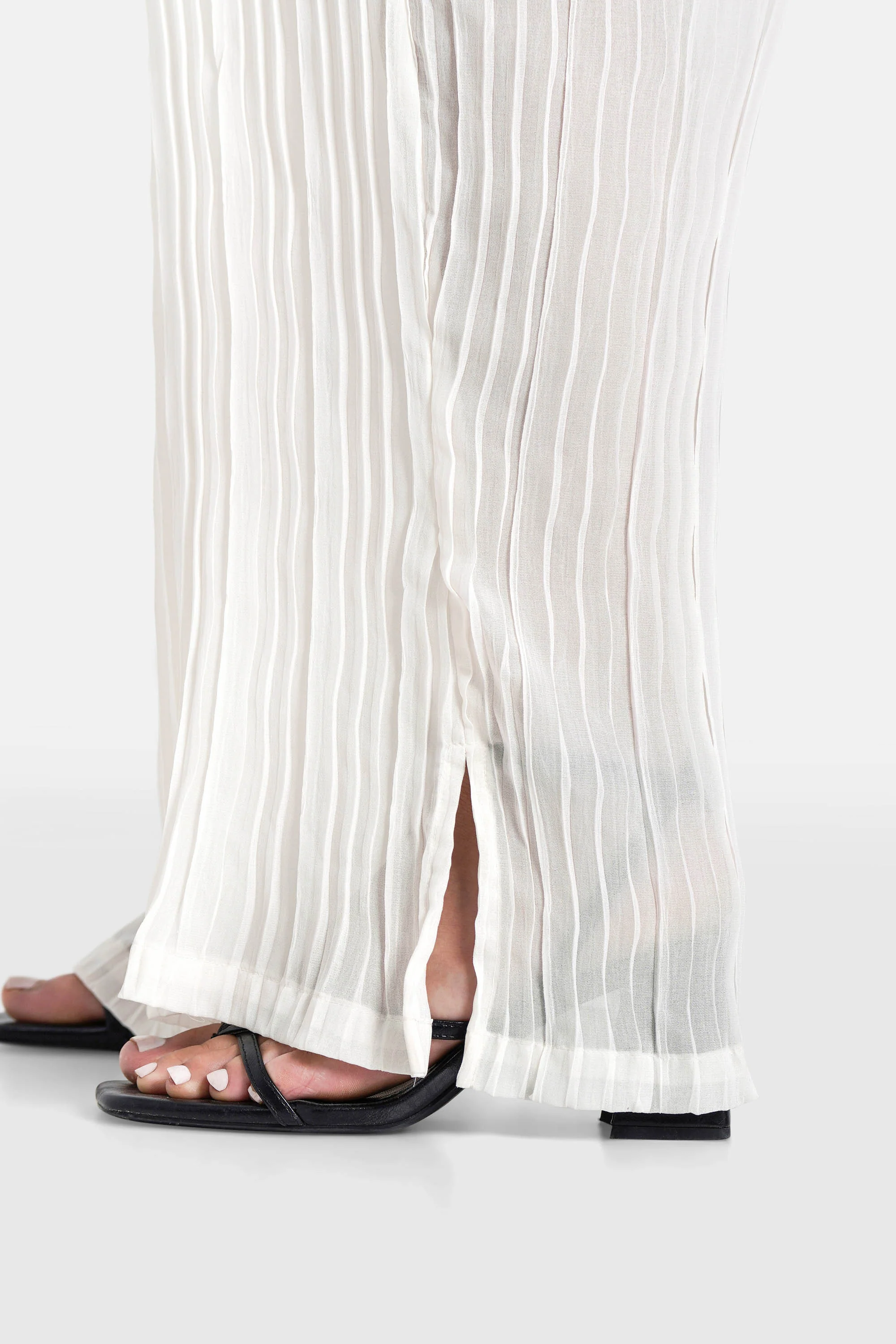 PLEATED wide pant - Image 3