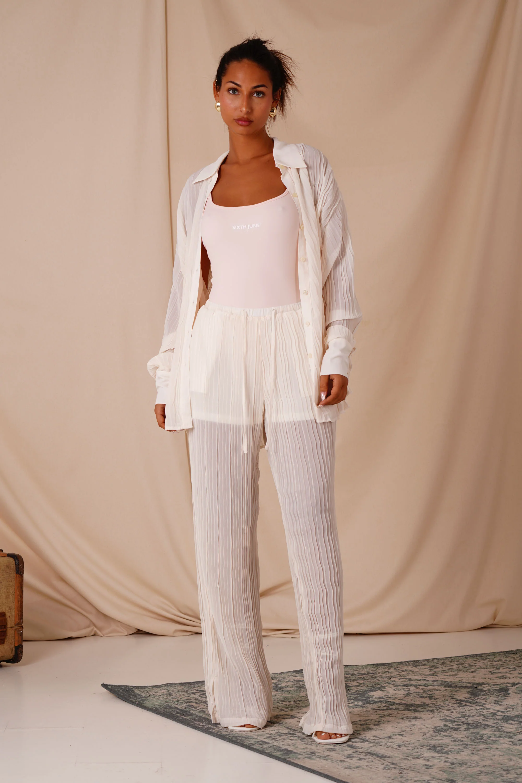 PLEATED wide pant - Image 6