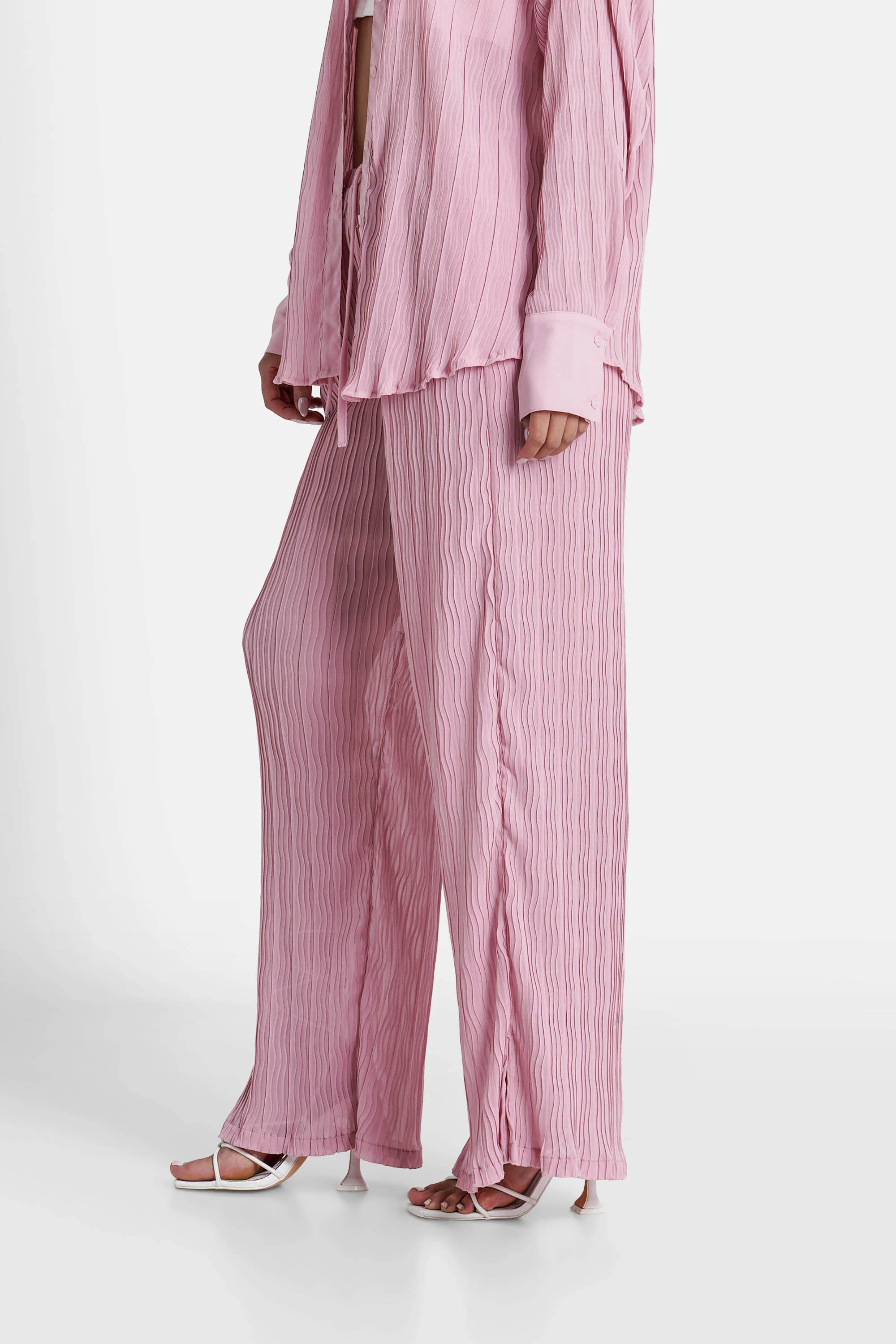 PLEATED wide pant - Image 4