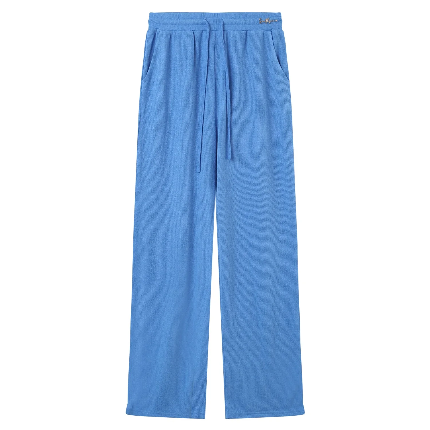Pantalon bijou fluide Bleu - Image 7