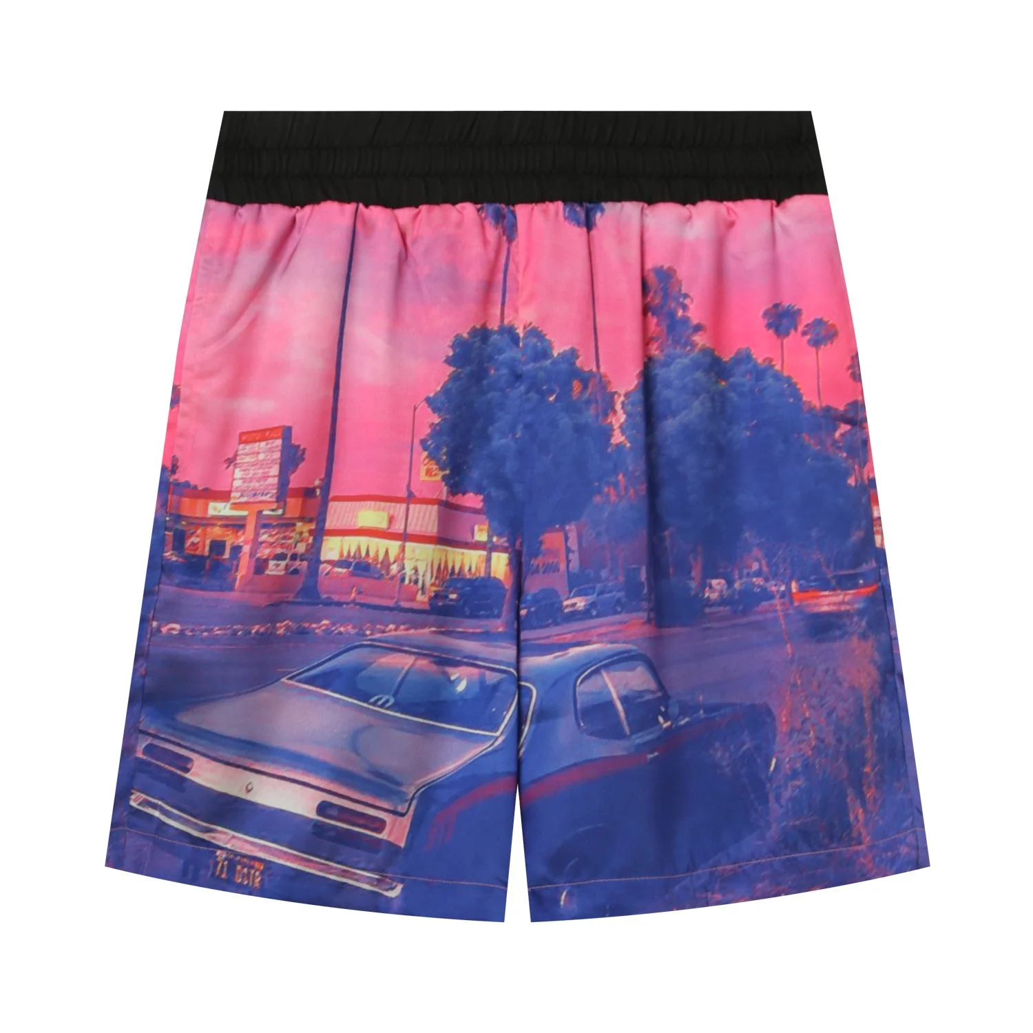 Short satiné sunset Rose - Image 6