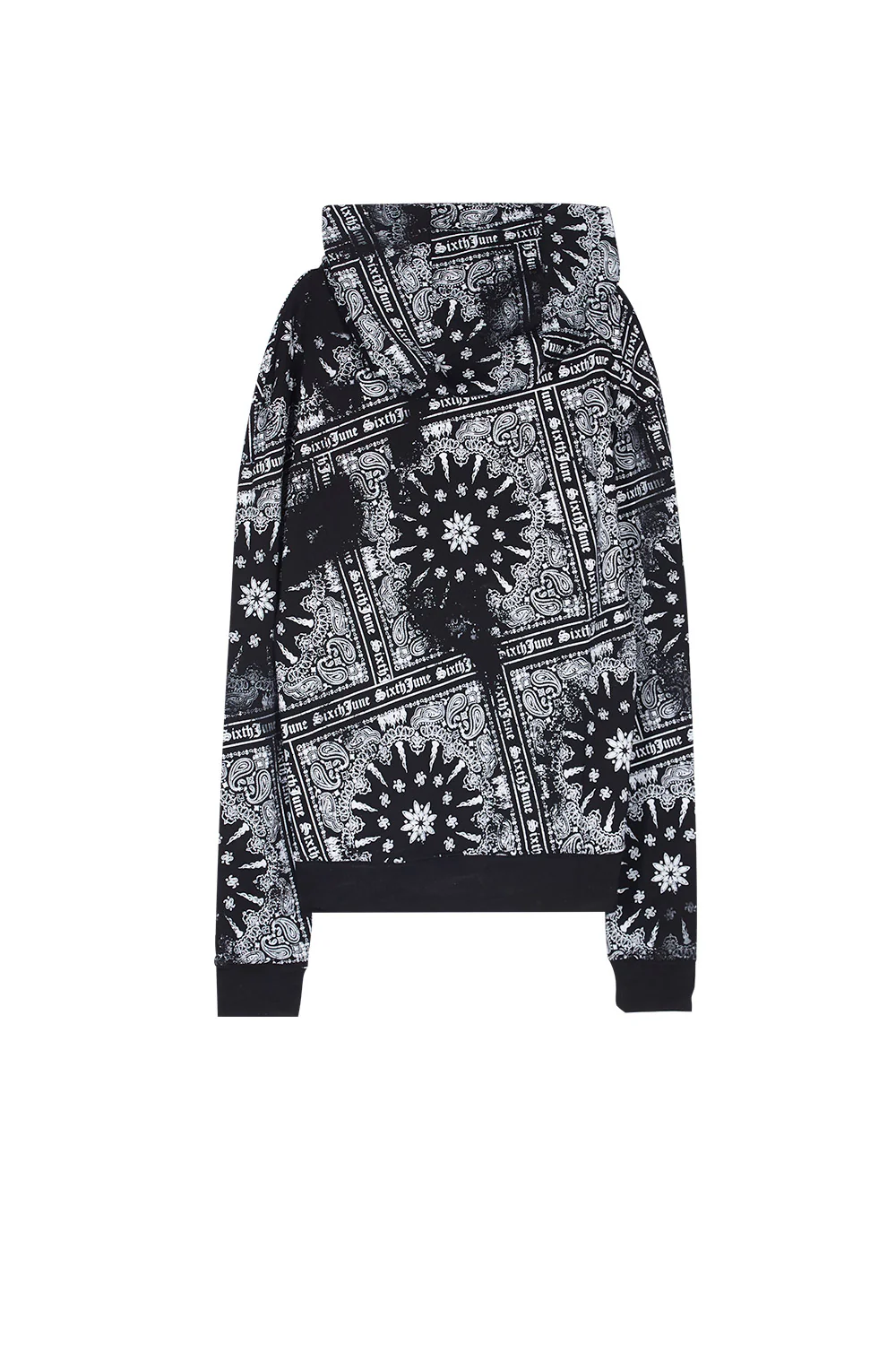 Sweat capuche all over bandana Sixth June noir - Image 8