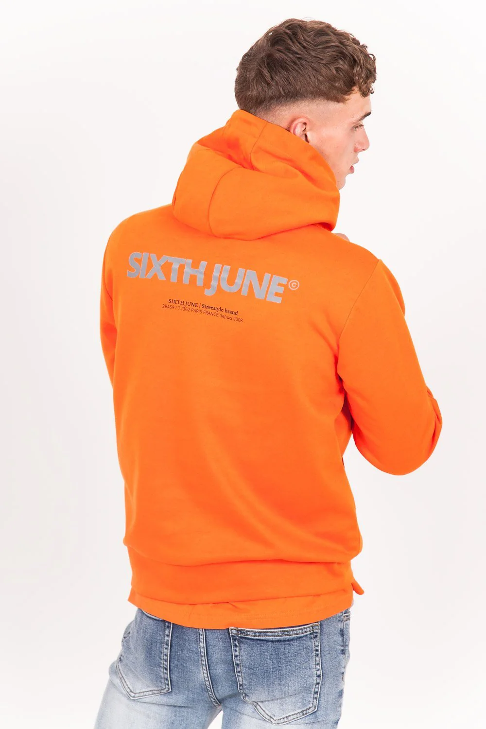 Sweat capuche aluminium orange - Image 2