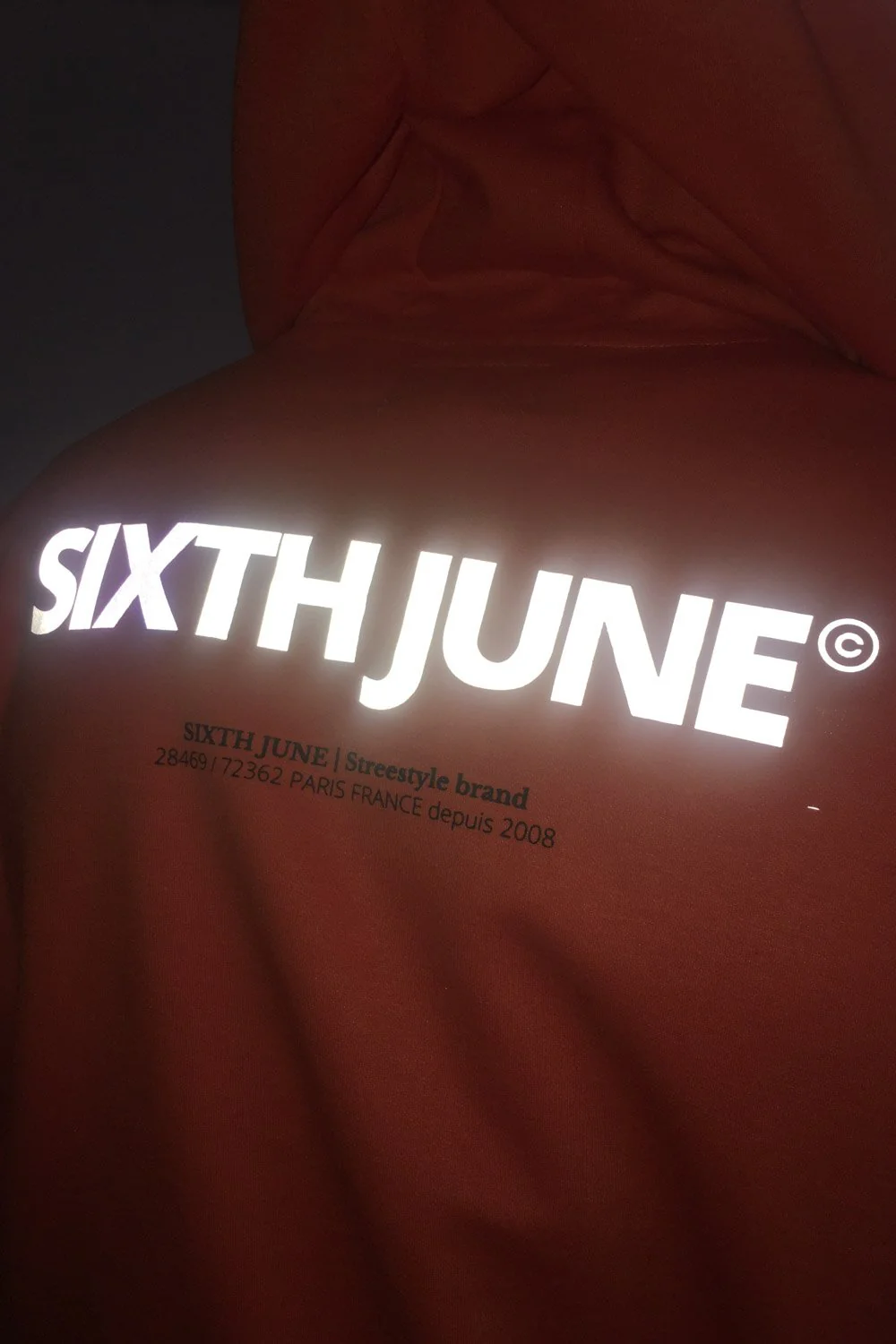 Sweat capuche aluminium orange - Image 3