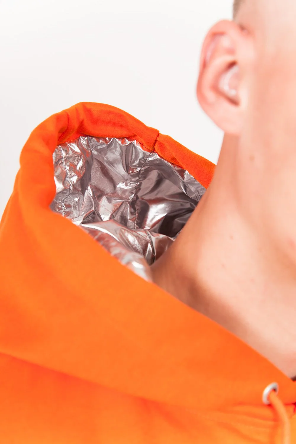 Sweat capuche aluminium orange - Image 4