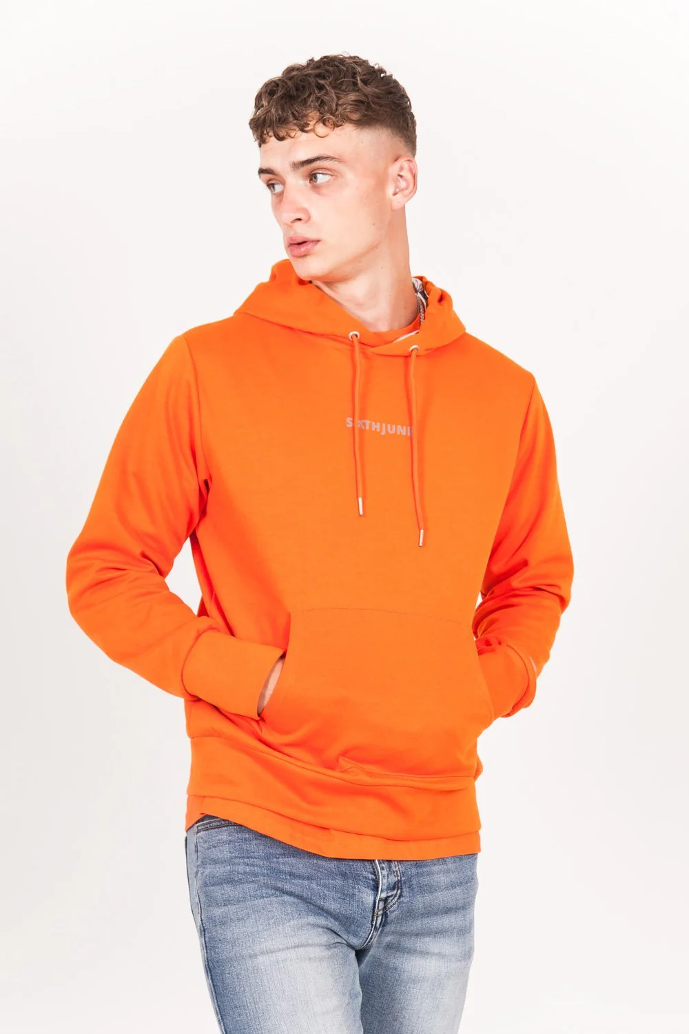 Sweat capuche aluminium orange - Image 6