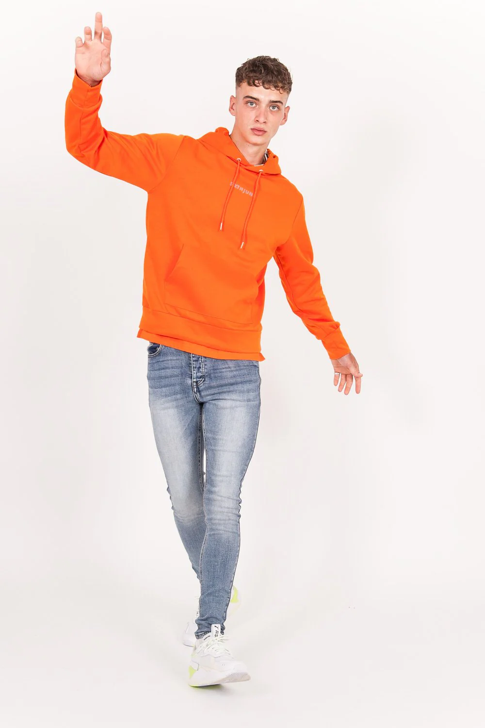 Sweat capuche aluminium orange - Image 7