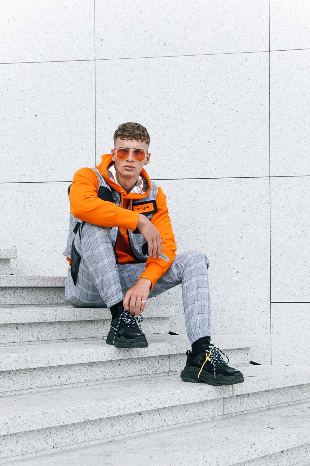 Sweat capuche aluminium orange - Image 8