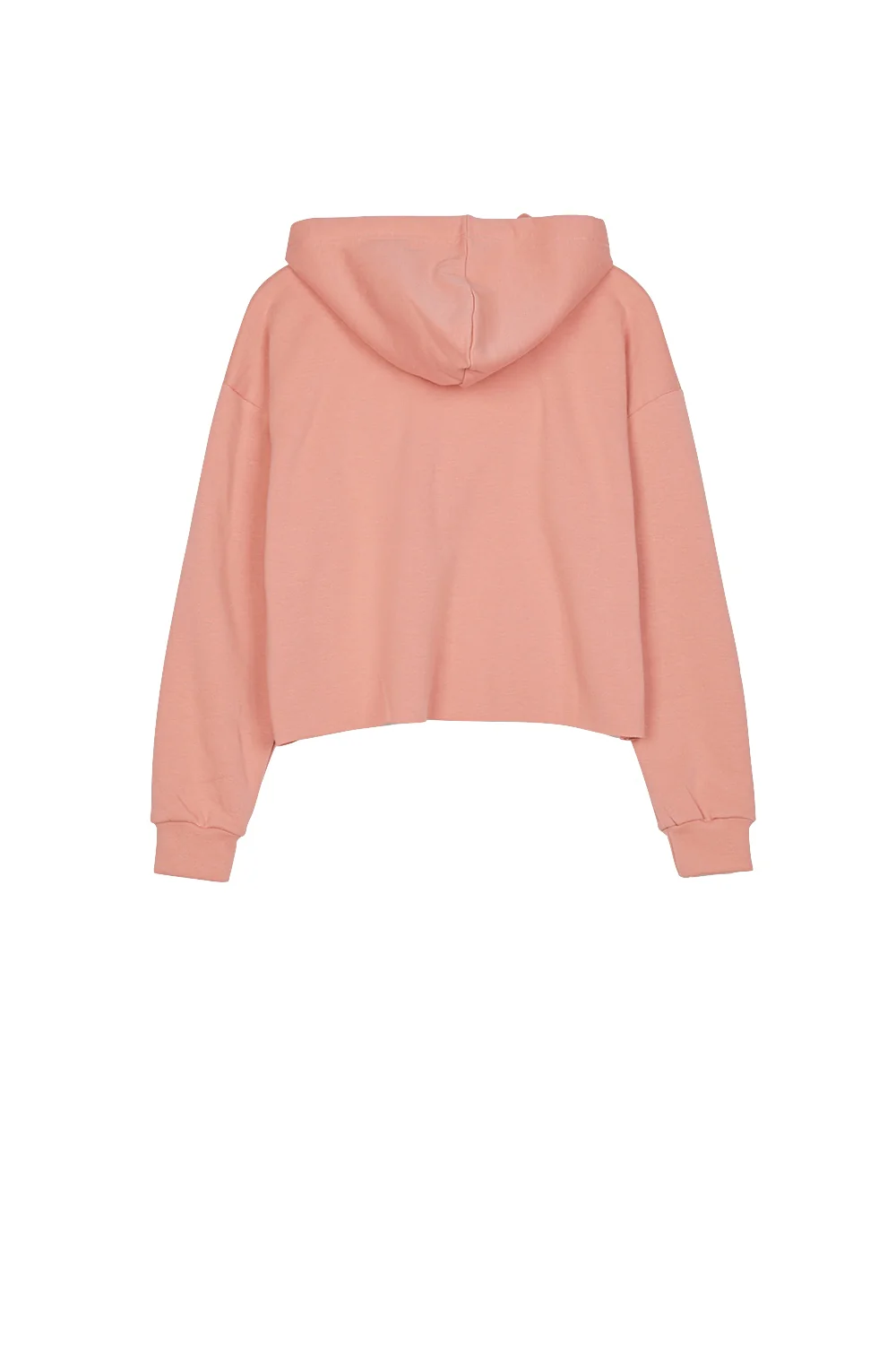 Sweat capuche court large rose - Image 5