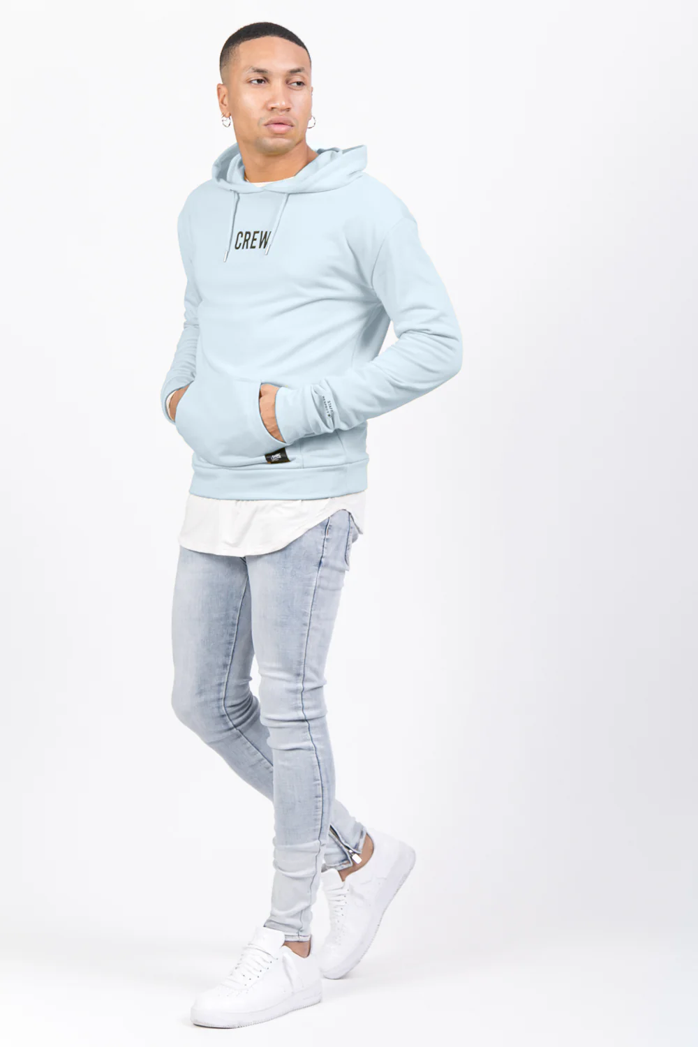 Sweat capuche crew tour bleu - Image 4