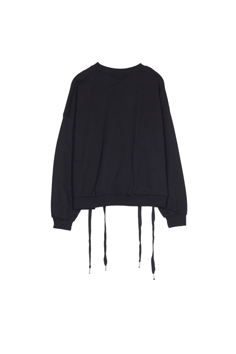 Sweat capuche lacage côté logo noir - Image 6