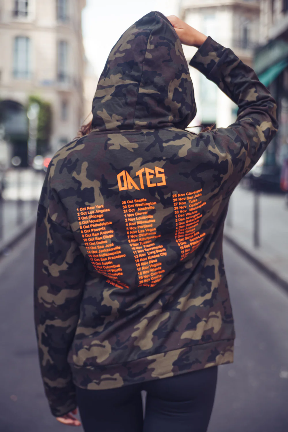 Sweat capuche Monsters Tour camouflage - Image 6