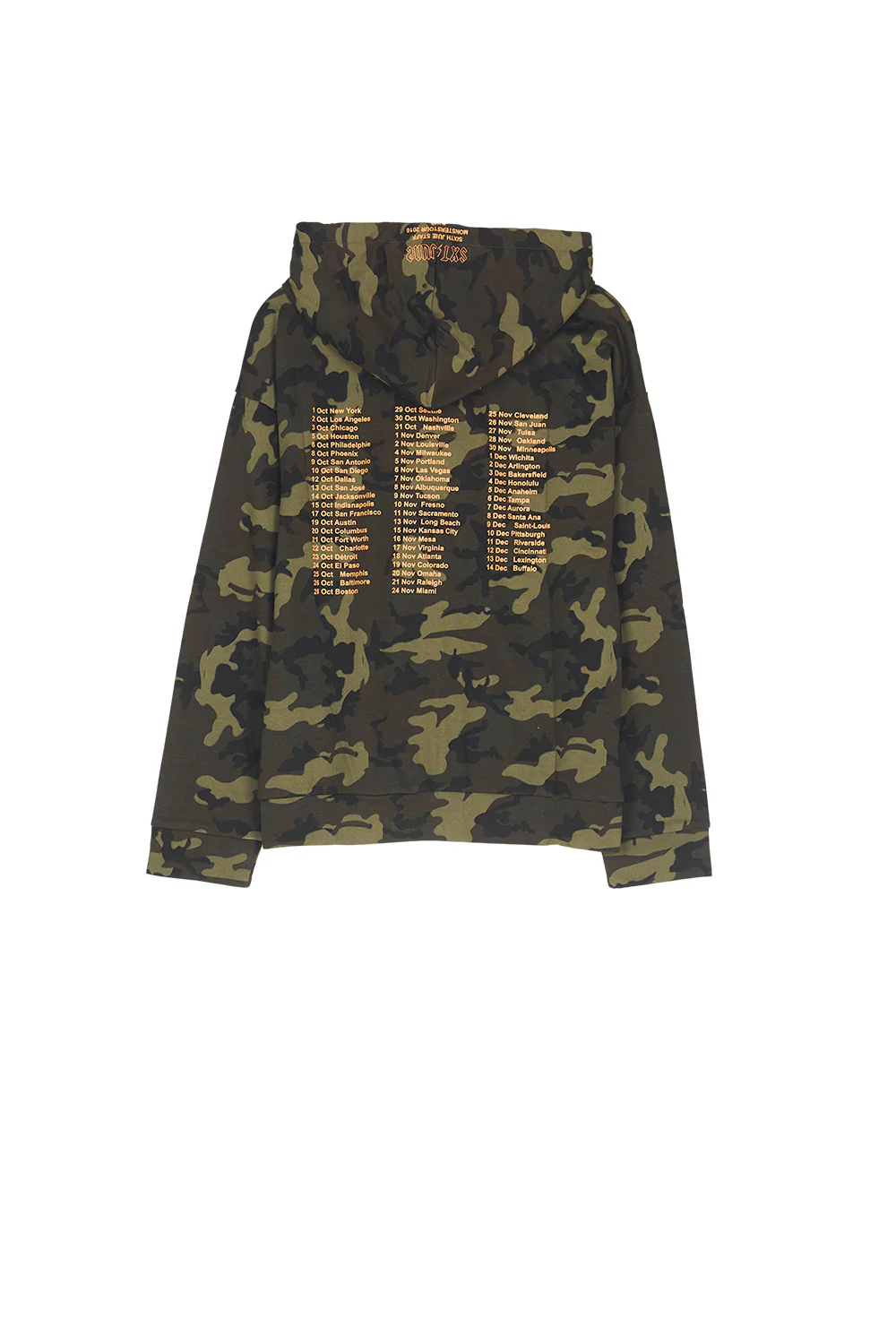 Sweat capuche Monsters Tour camouflage - Image 9