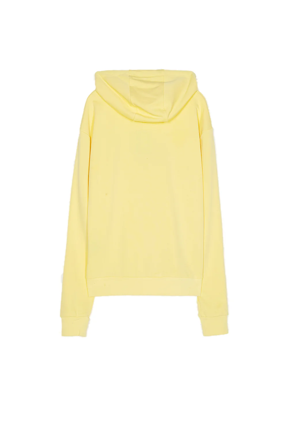 Sweat capuche Paris GPS zippé jaune - Image 6