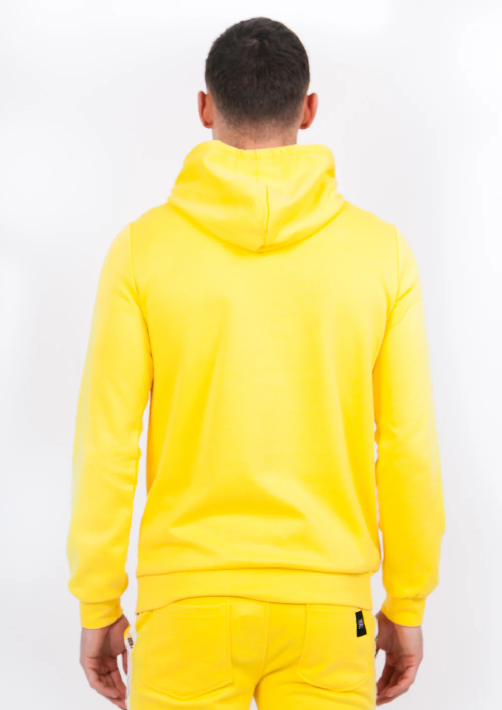 Sweat capuche propaganda bandes jaune - Image 4