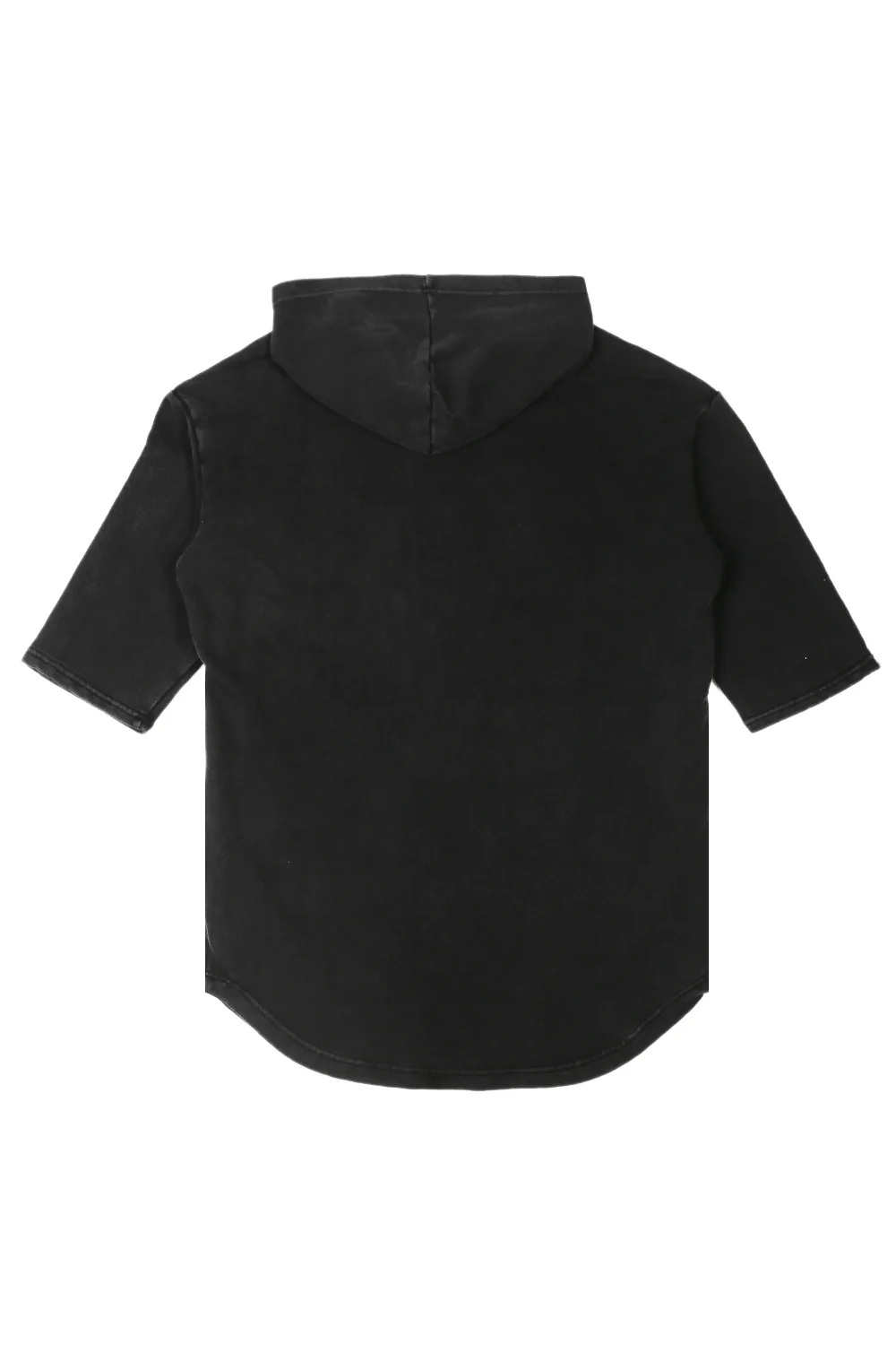 Sweat capuche manches tombantes noir 2133A - Image 5