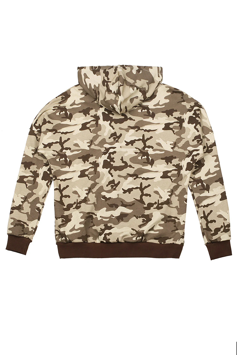 Sweat capuche zippé camouflage beige M2205VJA - Image 5
