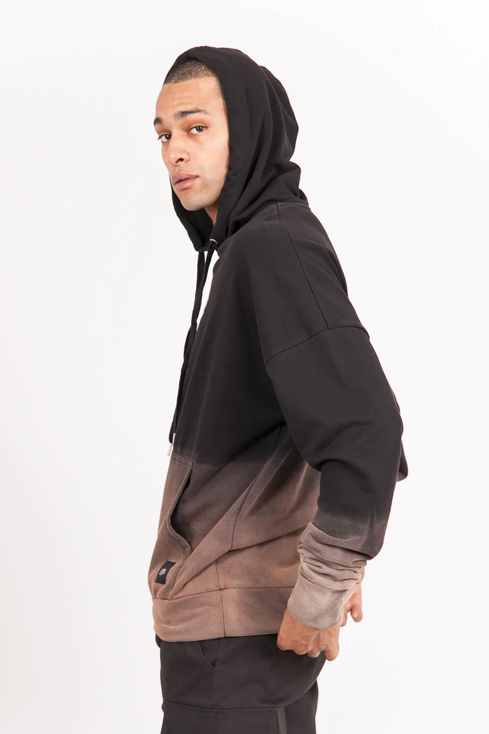 Sweat capuche tie and dye Sixth June noir coloré - Image 5