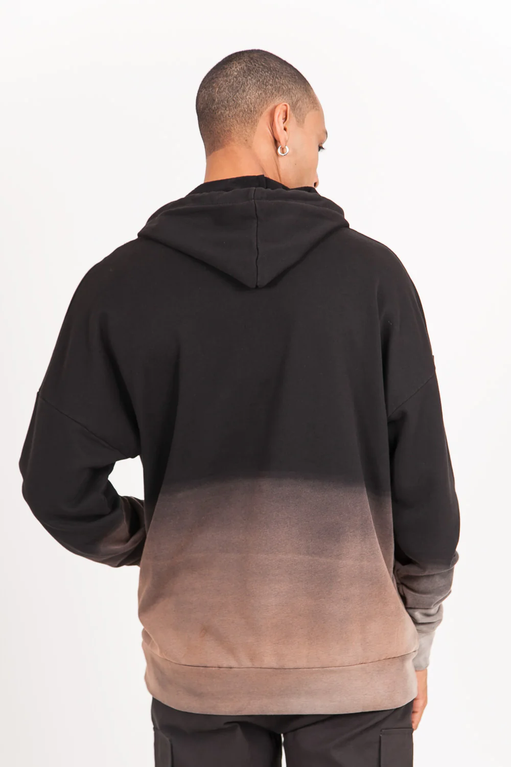 Sweat capuche tie and dye Sixth June noir coloré - Image 6