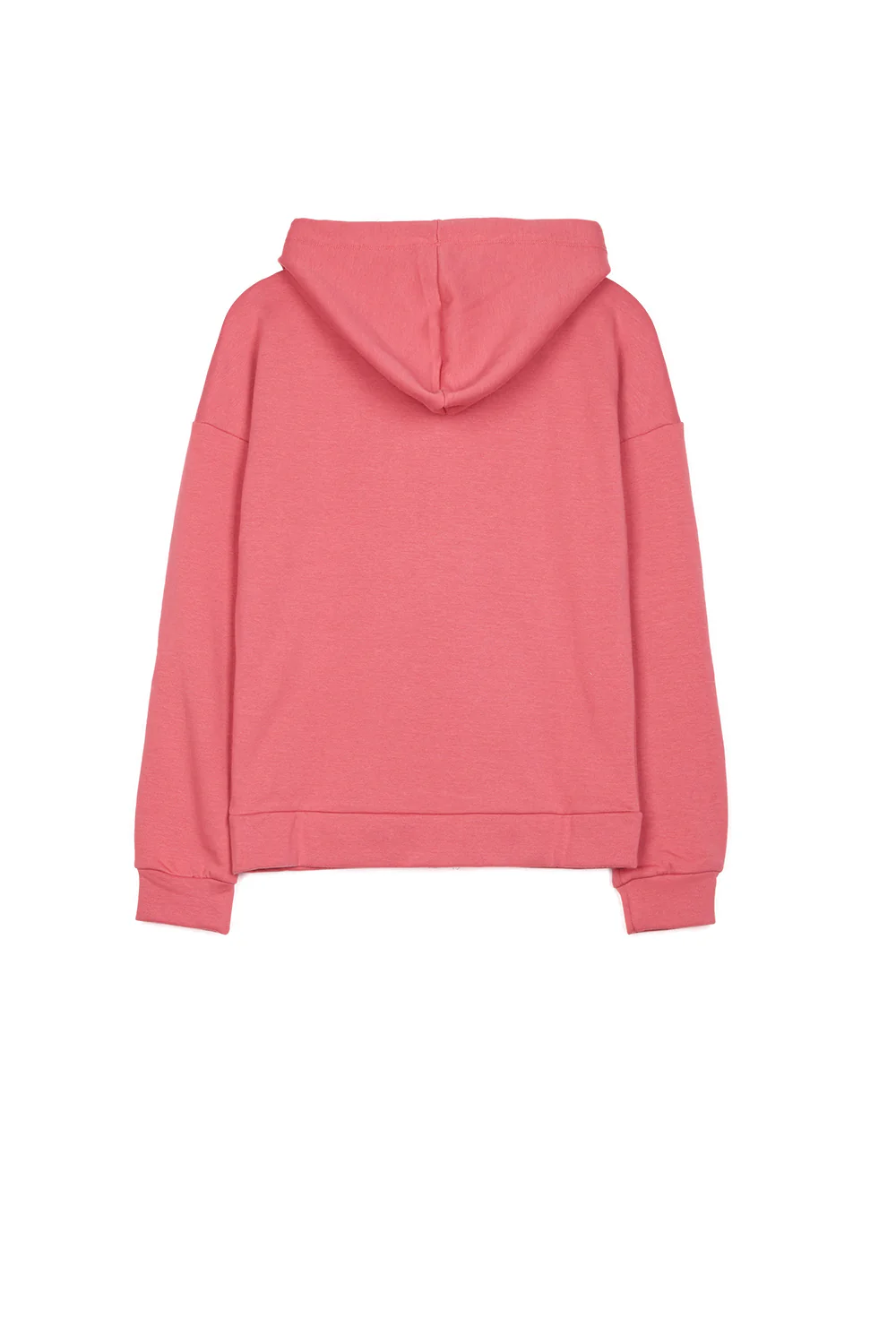 Sweat capuche classique zippé rose - Image 4