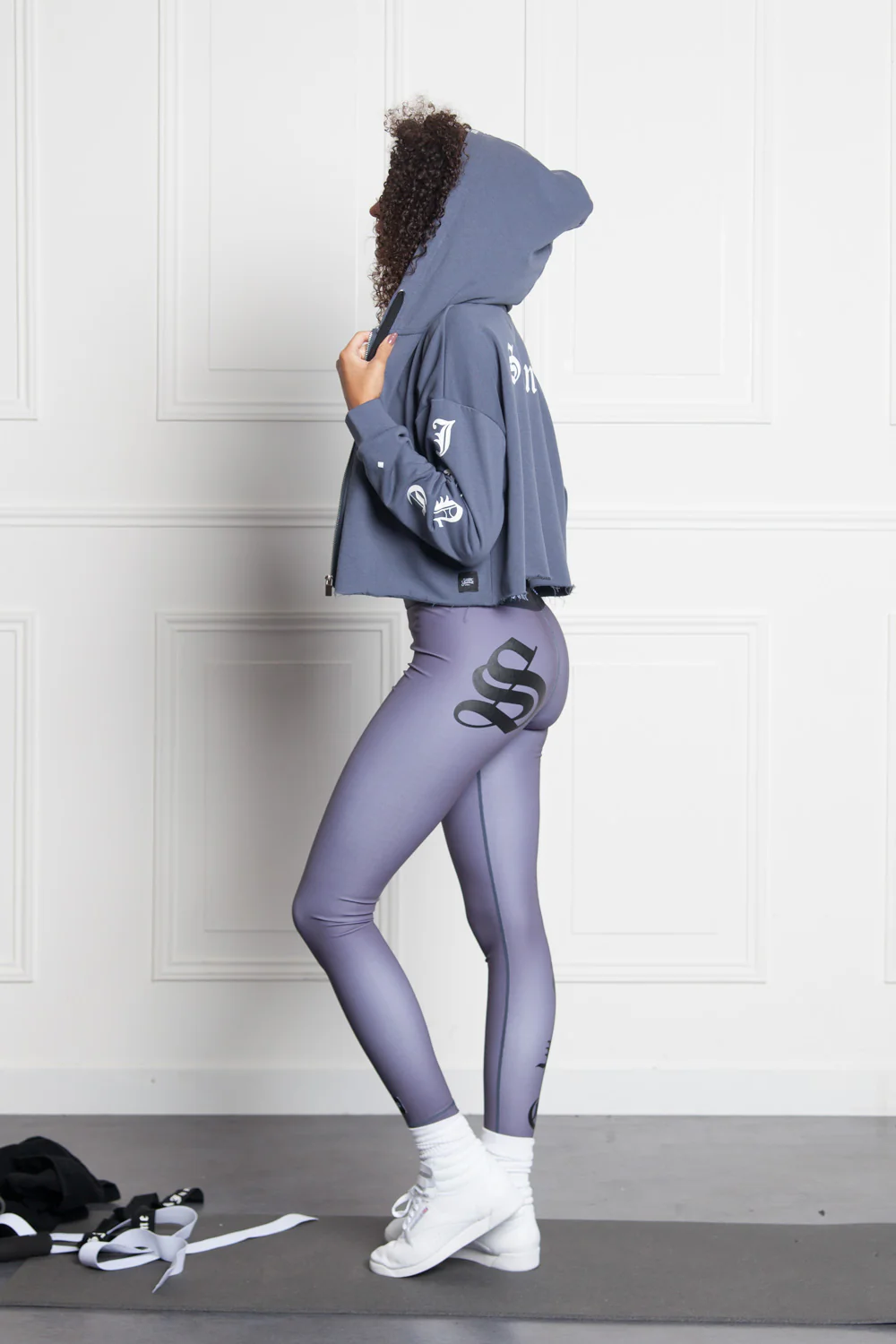 Sweat zippé oversize SJune 1 gothique bleu foncé - Image 3