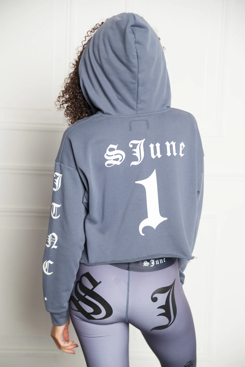 Sweat zippé oversize SJune 1 gothique bleu foncé - Image 4