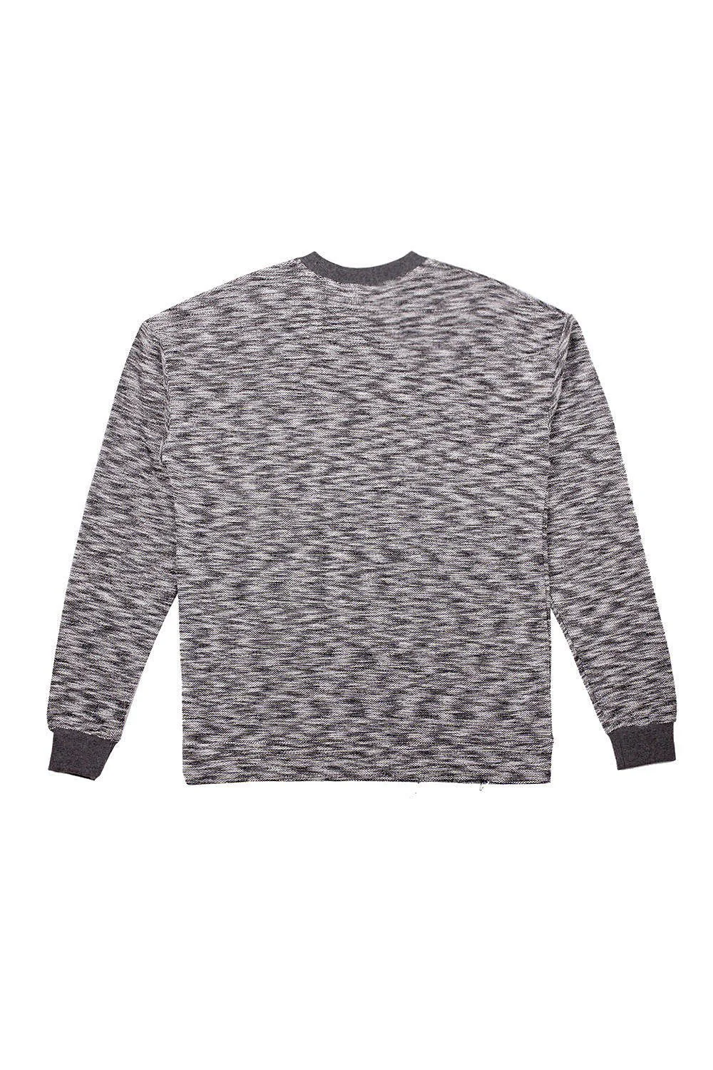 Sweat chiné basique gris M2209PSW - Image 5