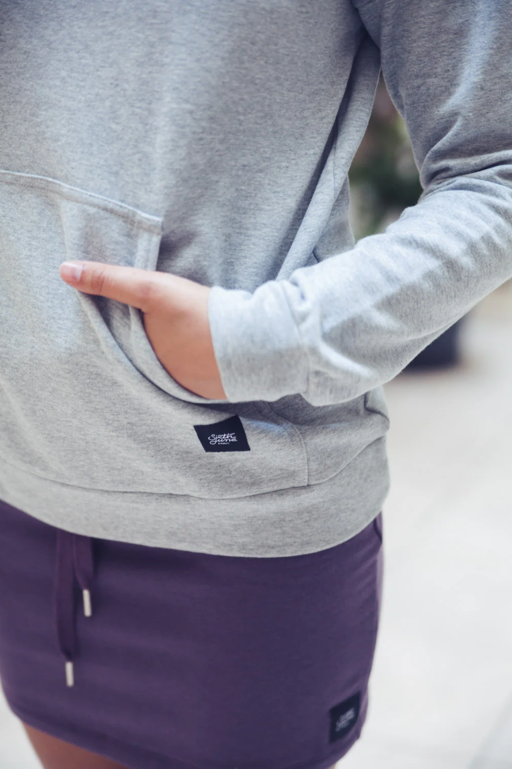 Sweat classique gris clair - Image 3