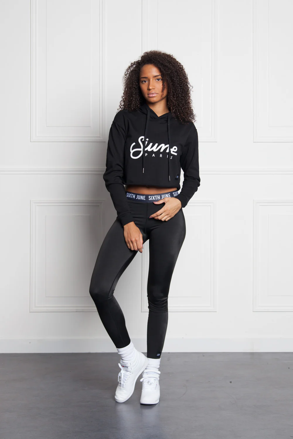 Sweat court logo Sport noir W2406CSW - Image 2