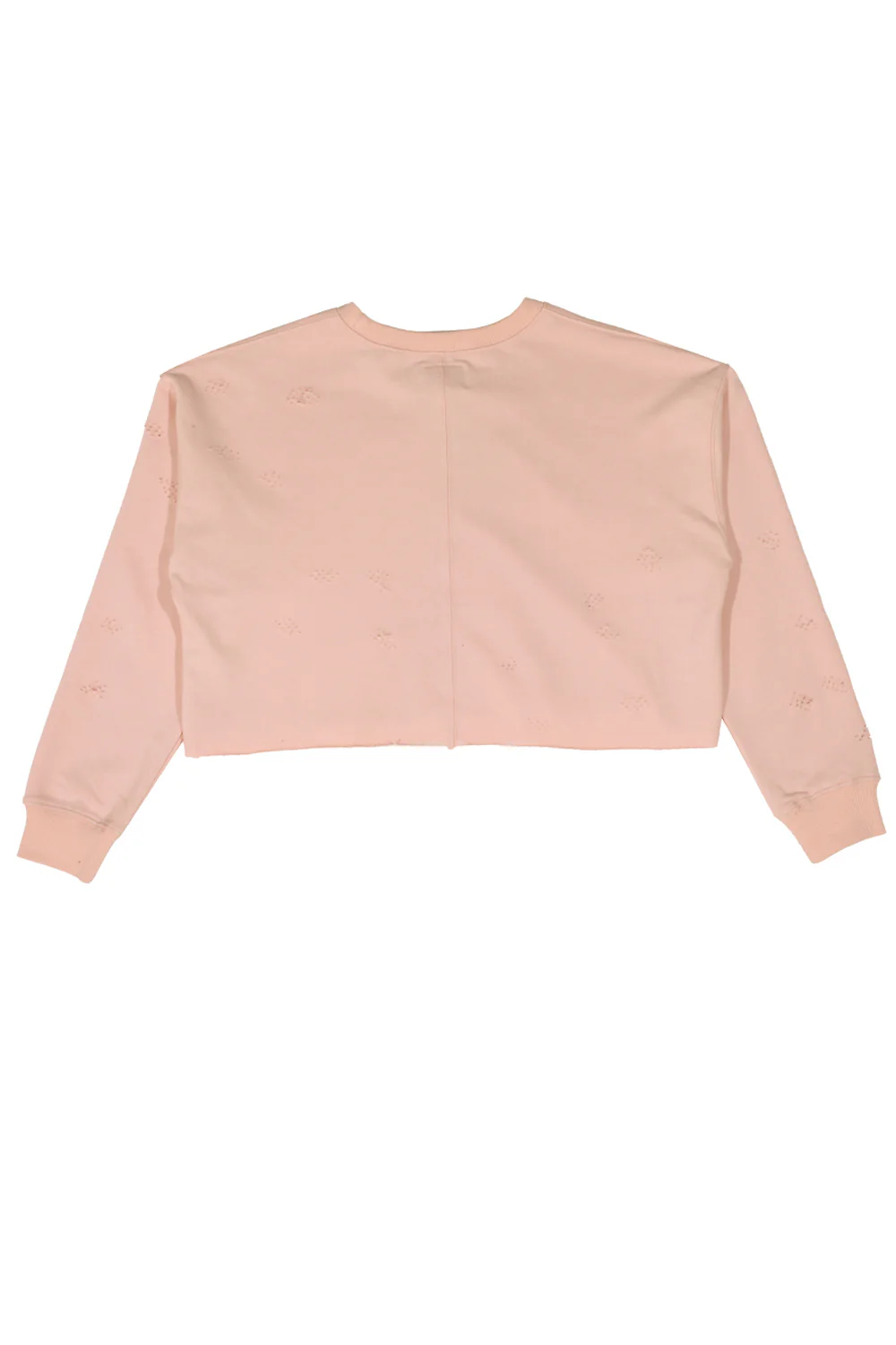 Sweat court oversize Femme destroy rose W2250VSW - Image 5