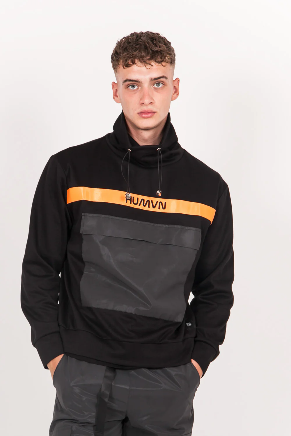 Sweat human réfléchissant large noir - Image 6
