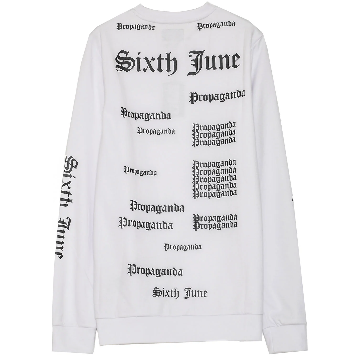 Sweat imprimé propaganda gothic blanc - Image 7