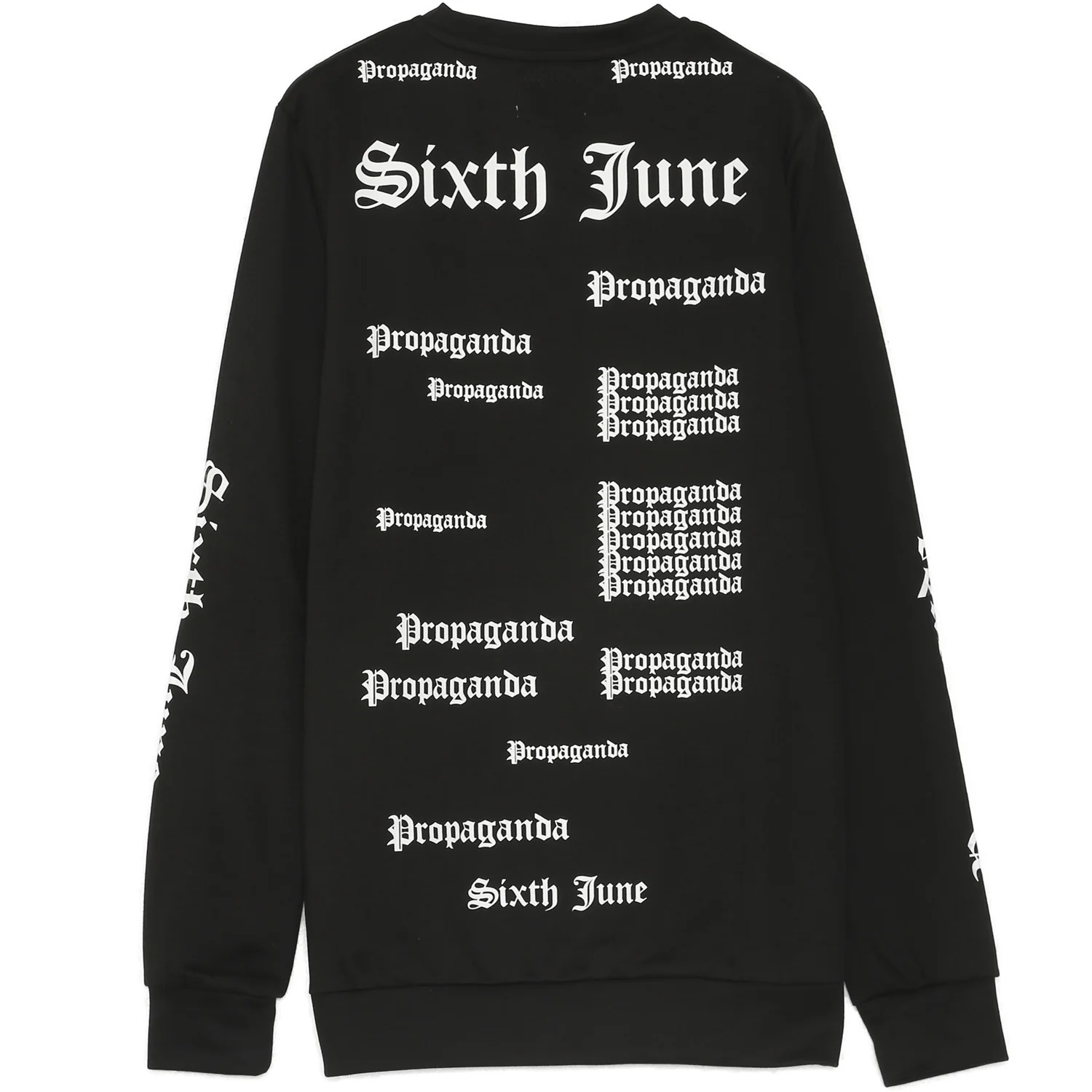 Sweat imprimé propaganda gothic noir - Image 7
