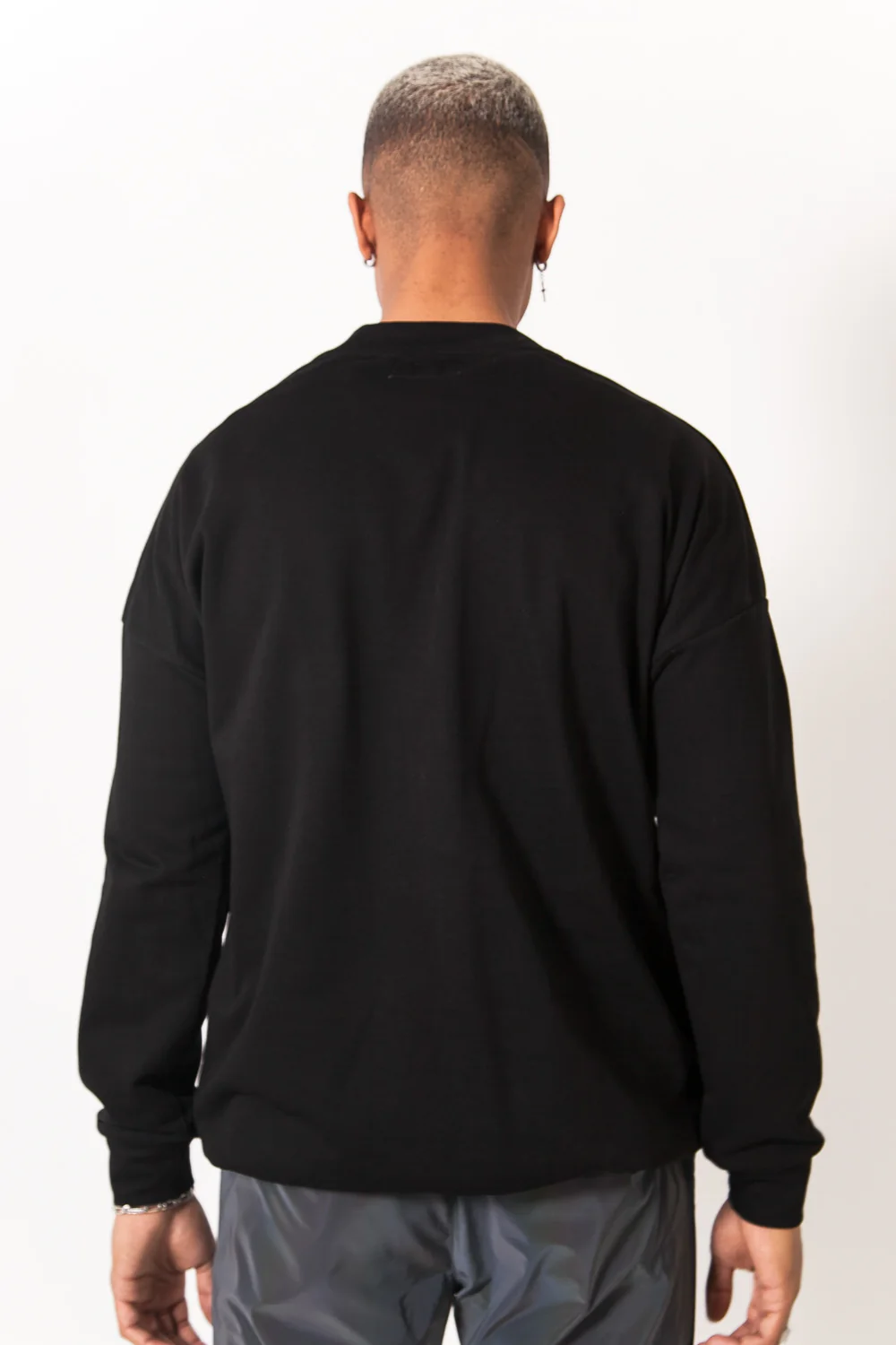Sweat large élastique noir - Image 5