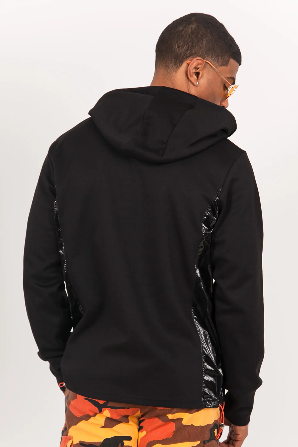 Sweat multi-poches brillantes noir - Image 5