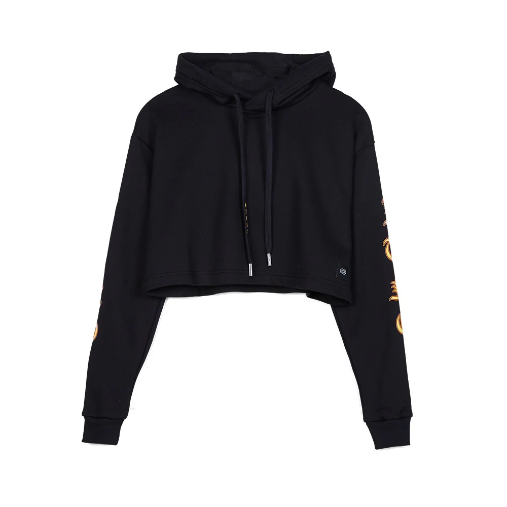 Sweat oversize gothique noir jaune - Image 5