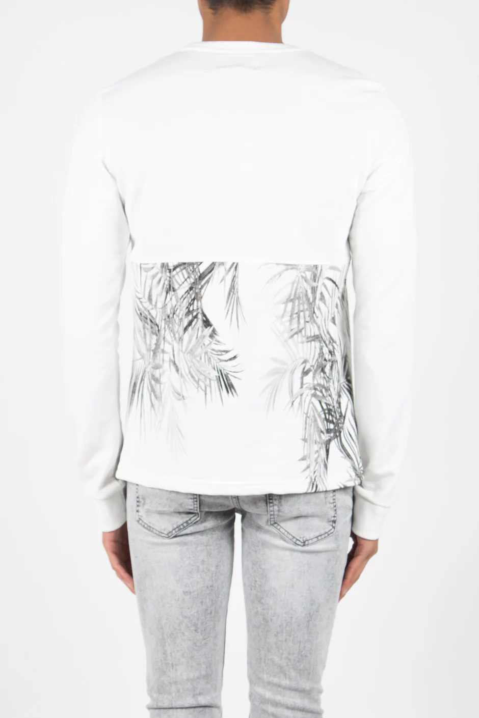 Sweat Paris 75 Sixth June Junior tropical blanc 1361V - Image 2