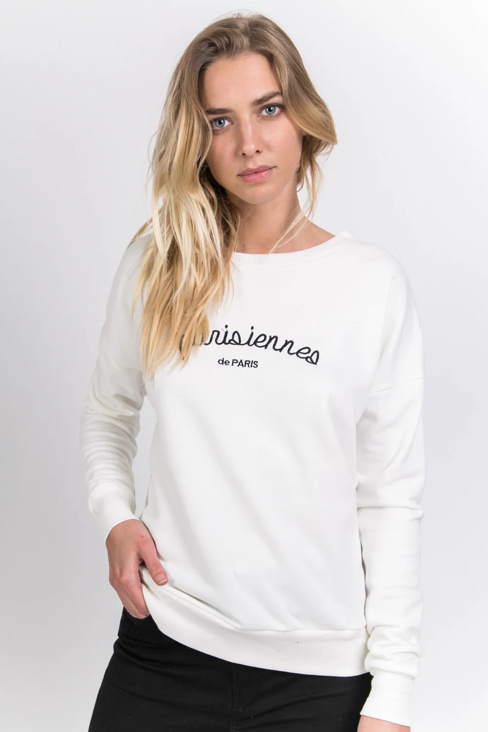 Sweat Parisiennes de Paris Blanc - Image 2